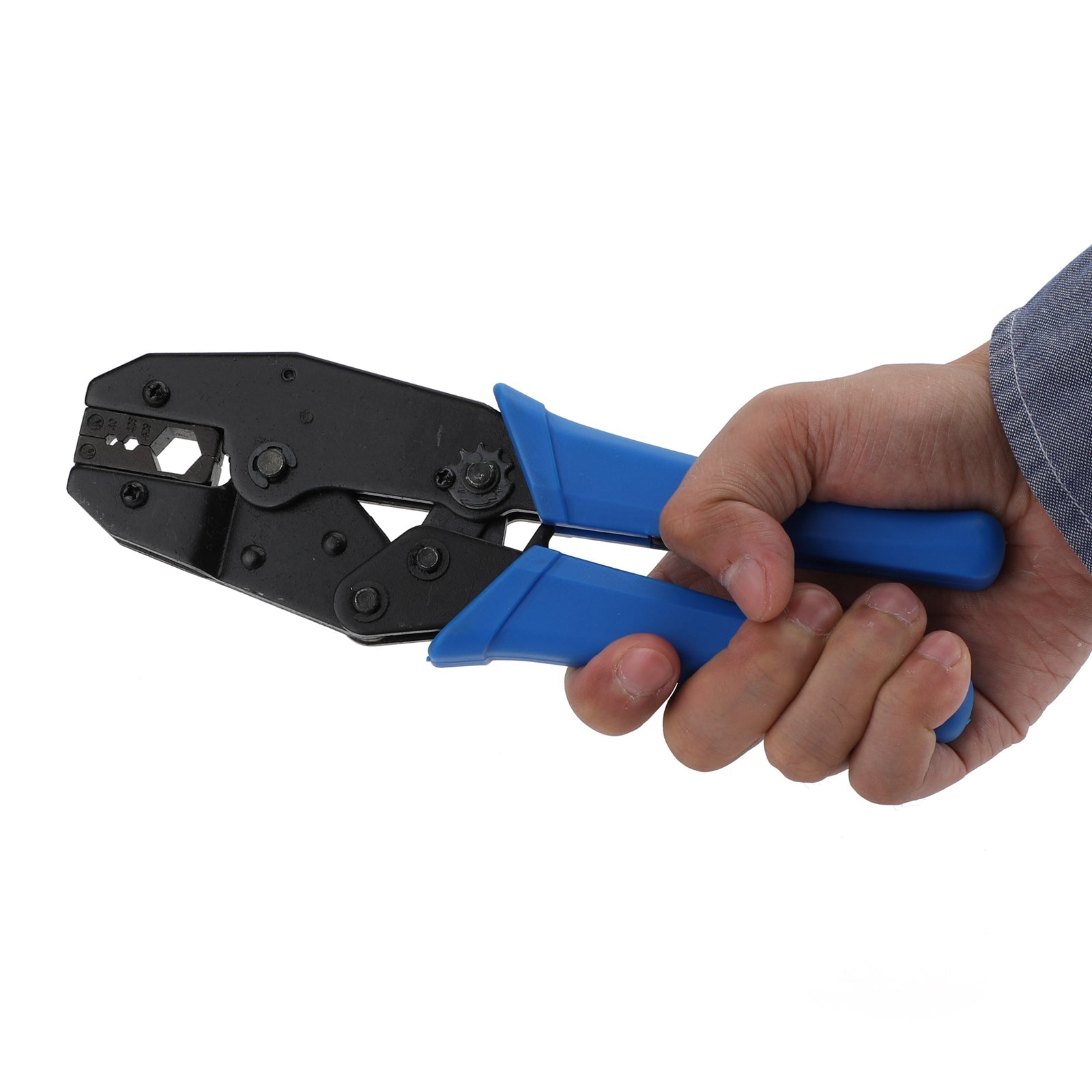 Professional Hex Crimping Tool Coaxial Cable Multifunctional 9" Compression for F-pin/Coax/BNC SMA Connectors RG Types
