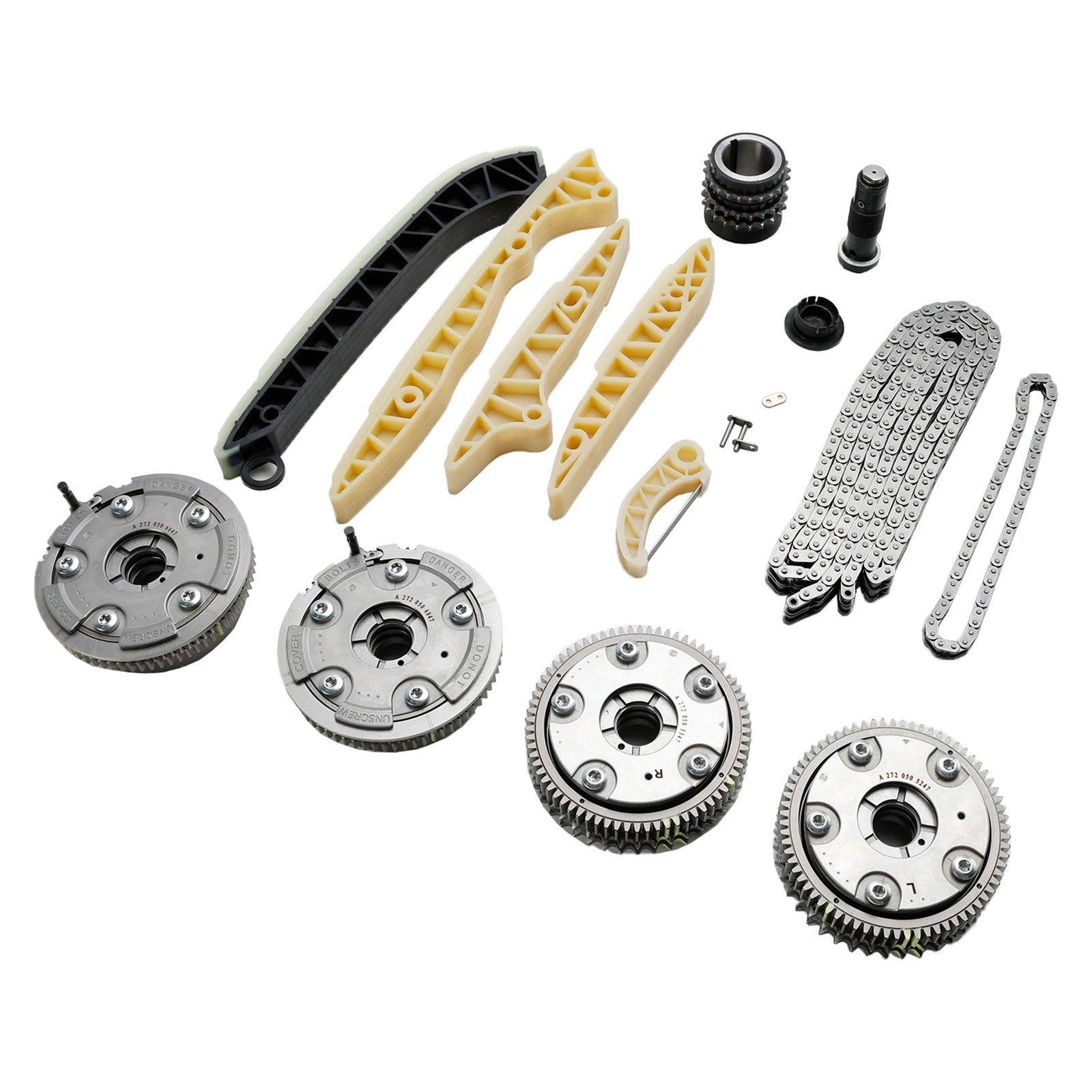 2008 Mercedes-Benz ML 350 4Matic? 3.5L V6 - Gas Timing Chain Kit + 4× Camshaft Adjusters