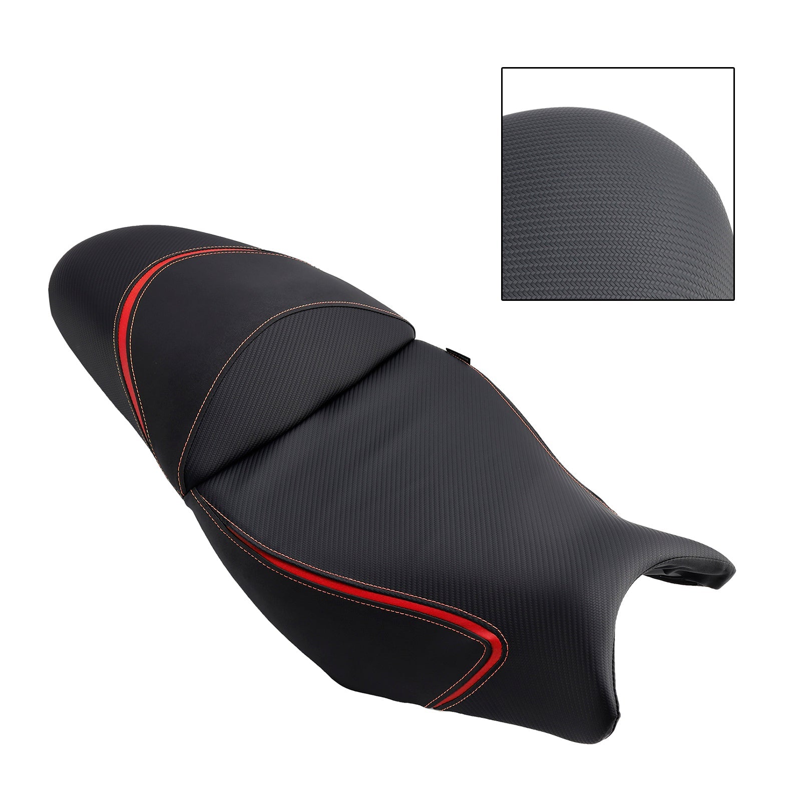2022-2024 Kawasaki Versys650 Rider Passenger Seat Front Rear Cushion Red
