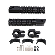 Universal Front Footrests Foot Pegs fit for motorcycle with 1.25" bars