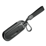 Aluminum Alloy TPU Black Car Key Case Cover With Buckle For Mazda CX-4 CX-5