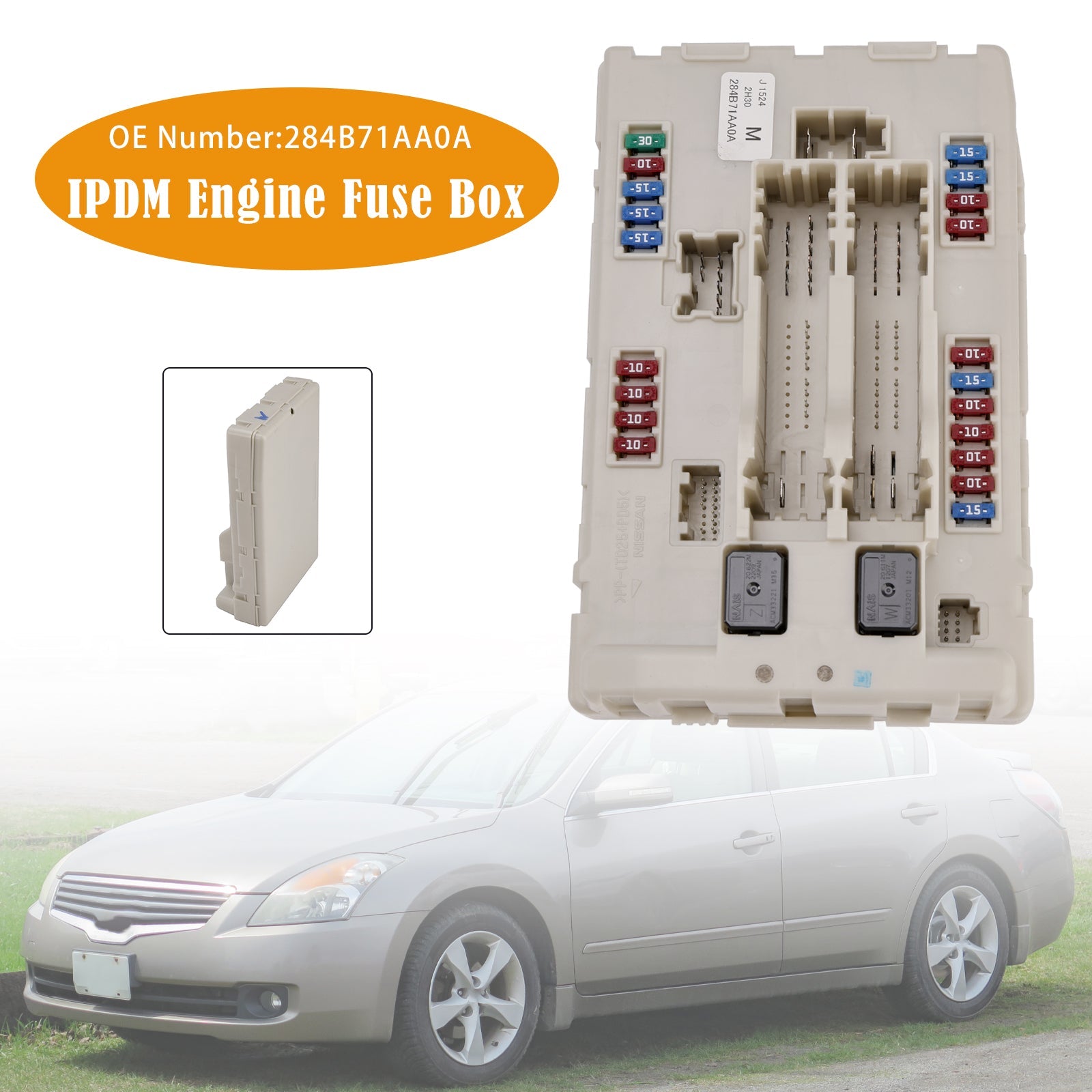 IPDM Engine Fuse Box 284B71AA0A for Nissan Maxima 2.5L 3.5L 2009-2014
