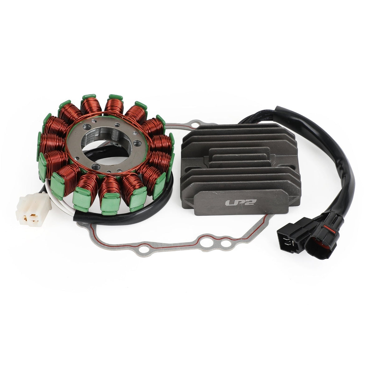 2007-2008 Suzuki GSX-R1000 GSXR1000 K7 K8 Stator Coil+Voltage Regulator Rectifier+Gasket Generic