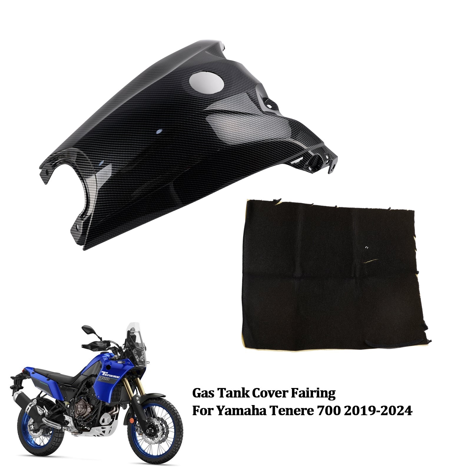 2019-2024 Yamaha Tenere 700 Gas Tank Cover Guard Fairing Protector