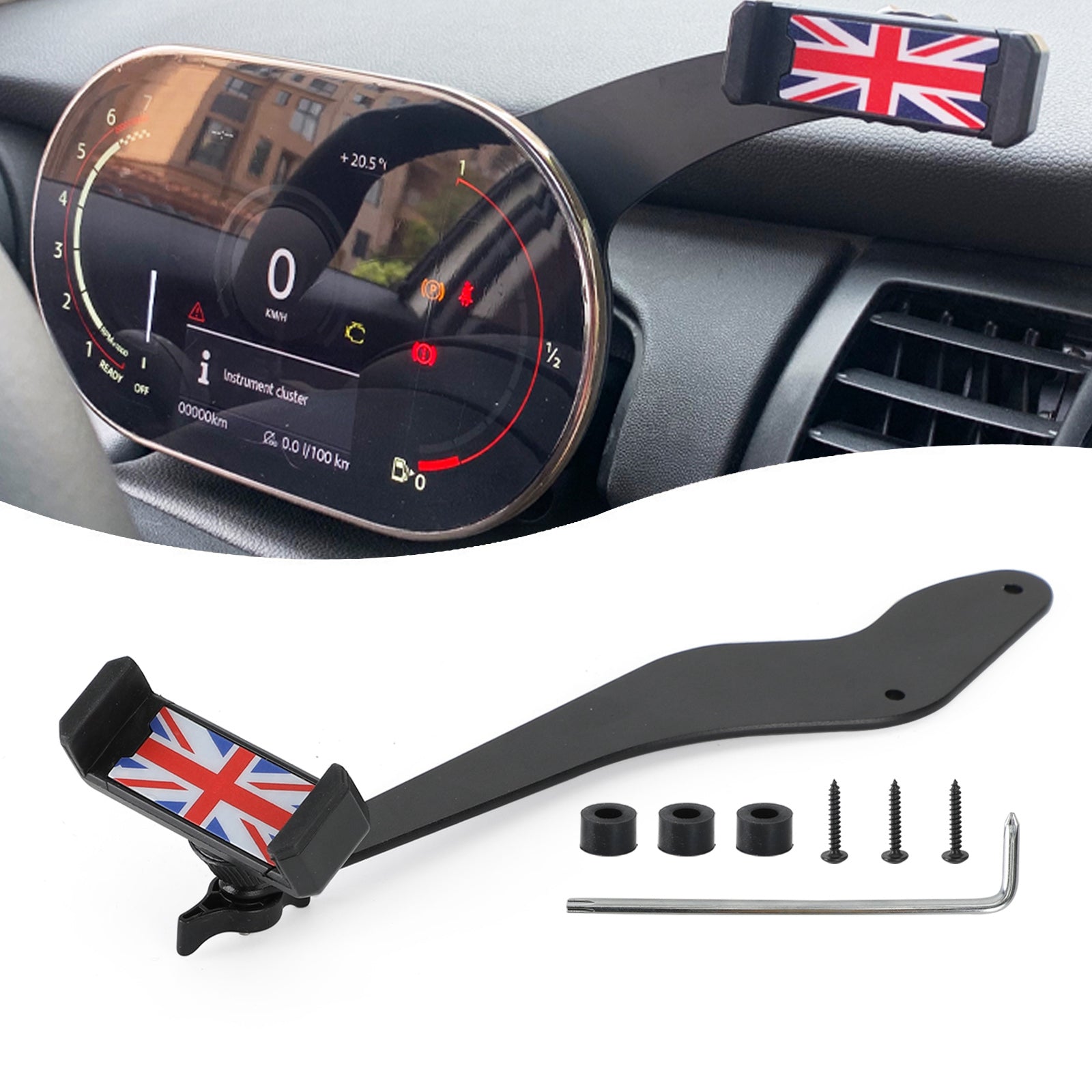 MINI Cooper R50/R52/R53 Car Phone Holder Mount Red