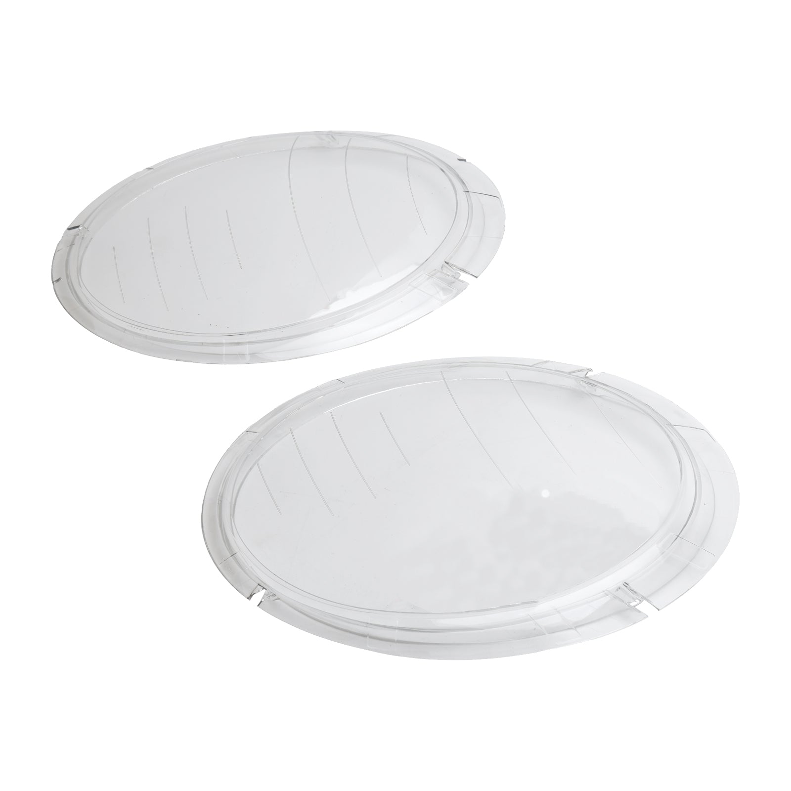 Mini Cooper R50 R53 Headlight Lens Plastic Cover Shell Left +Right 63126911701 02
