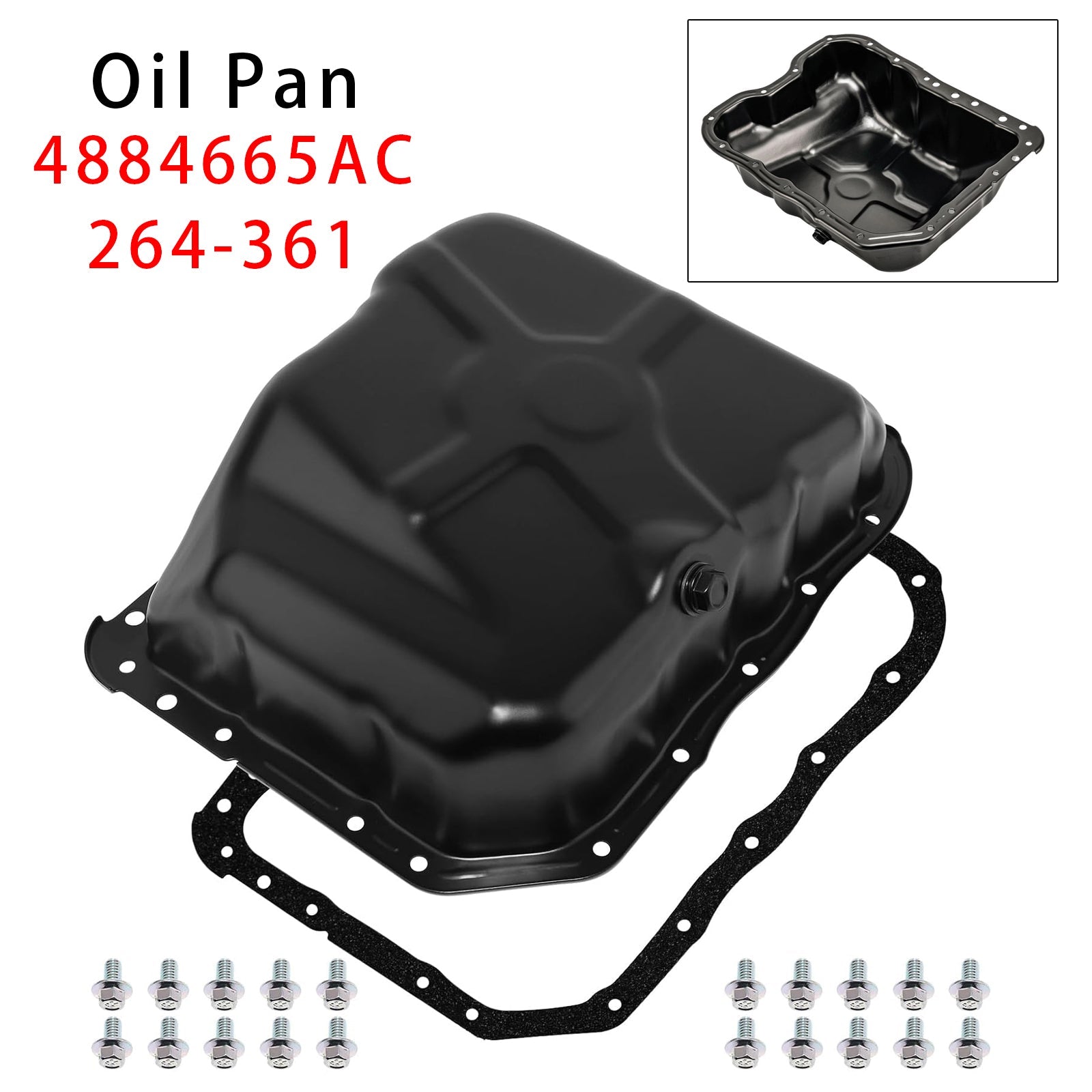 4884665AC Engine Oil Pan 264-361 For Dodge Avenger Caliber Journey L4 2.4L 2.0L