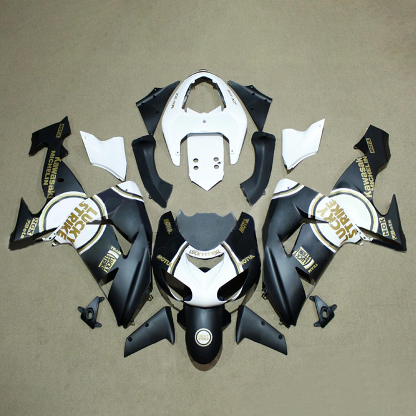 2006-2007 Kawasaki ZX10R Fairing Kit Bodywork Plastic ABS