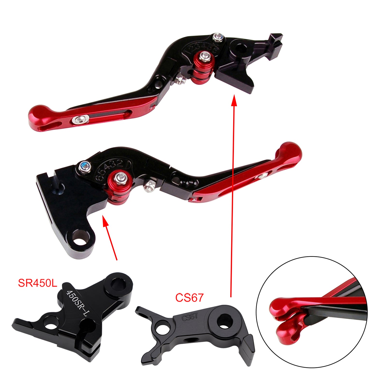 Adjustable Clutch Brake Lever fit for VOGE DS900X 900DSX 2024-2026