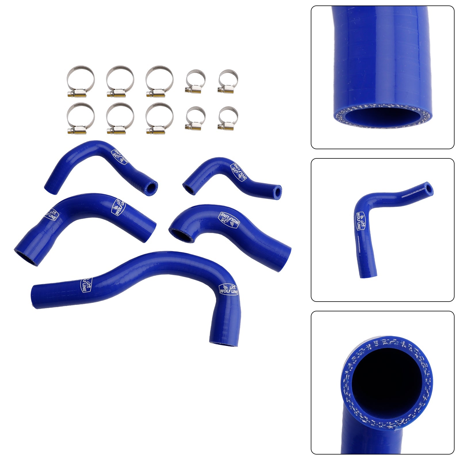 Yamaha MT-09 XSR900 Tracer 9/GT all years Silicone Radiator coolant Hose