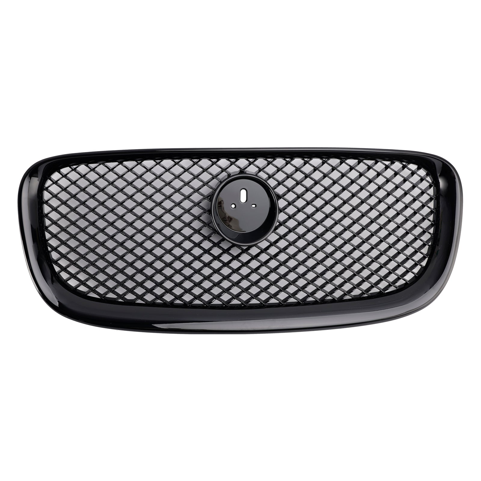 2012-2015 Jaguar XF XF-R Style Front Bumper Grill Grille Gloss Black
