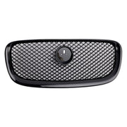2012-2015 Jaguar XF XF-R Style Front Bumper Grill Grille Gloss Black
