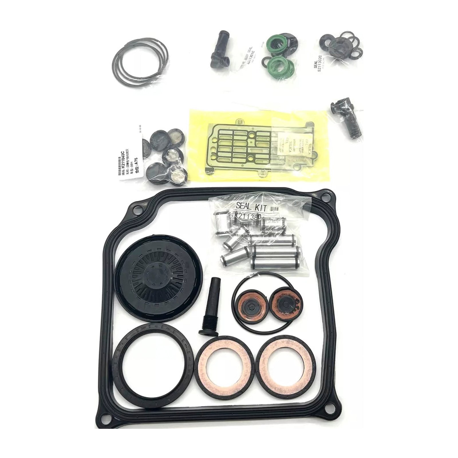 2010-2015 Audi R8 4.2L 5.2L Transmission Overhaul Seals Pistons Gasket Kit DQ500 0BH 0BT