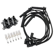 2001-2002 E-250 Econoline V6 4.2L Ignition Coil+6 Spark plug+6 Wire FD498 5F2Z-12029-AD 1F2118100