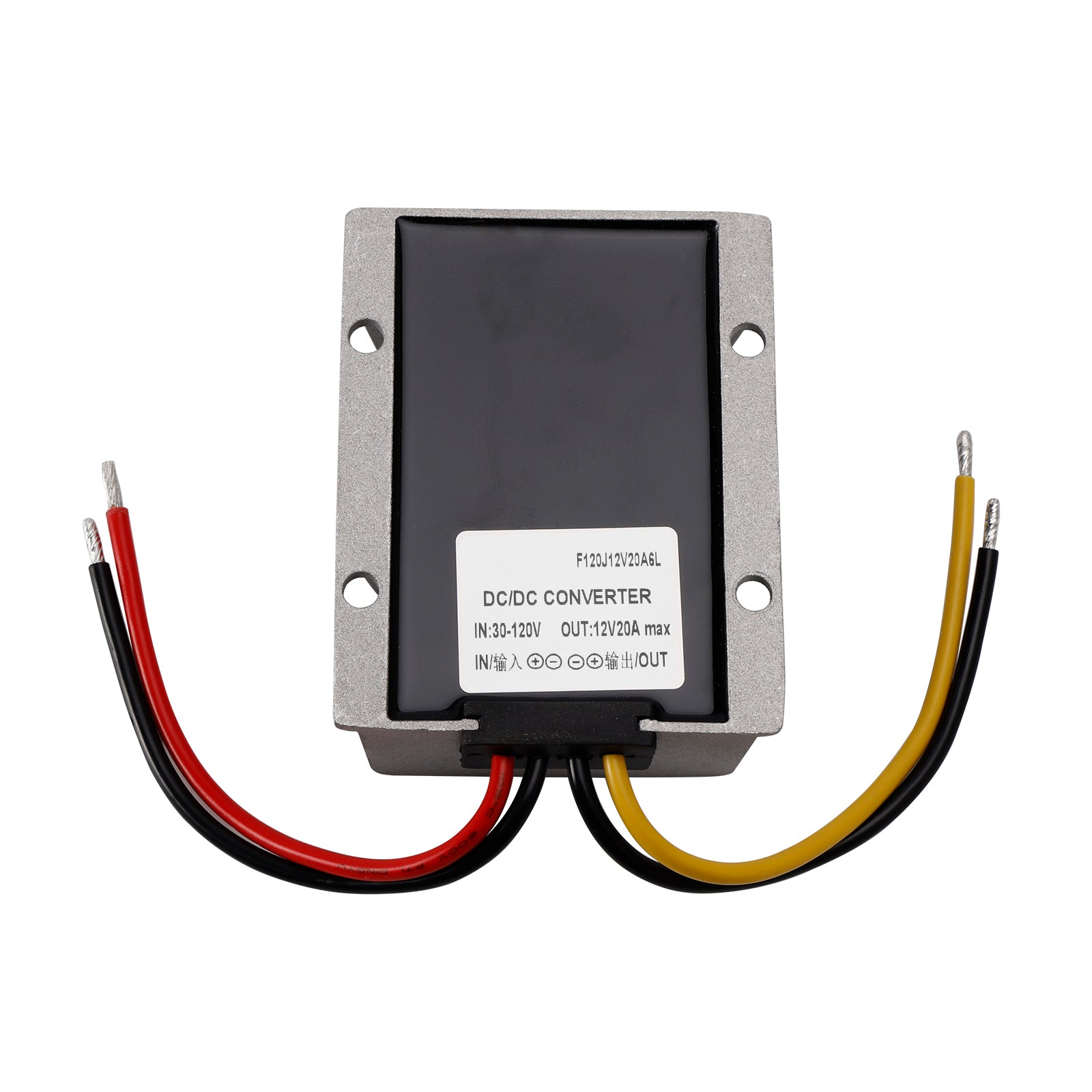 Waterproof DC 30-120V to 12V 20A 240W Step-Down Power Supply Converter Regulator
