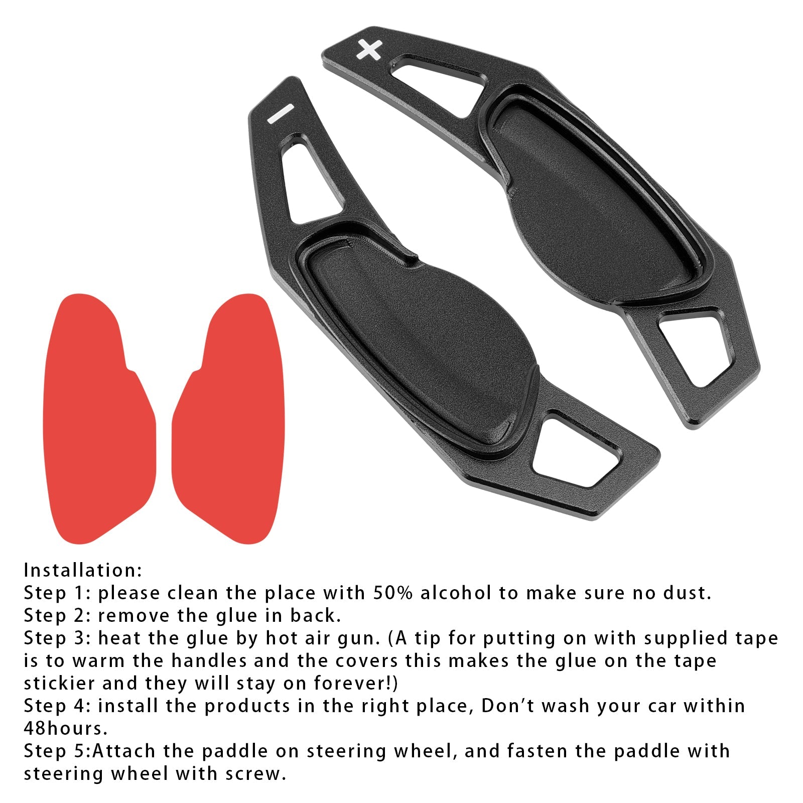 Steering Wheel Paddle Shifter Extension For Smart Aluminium