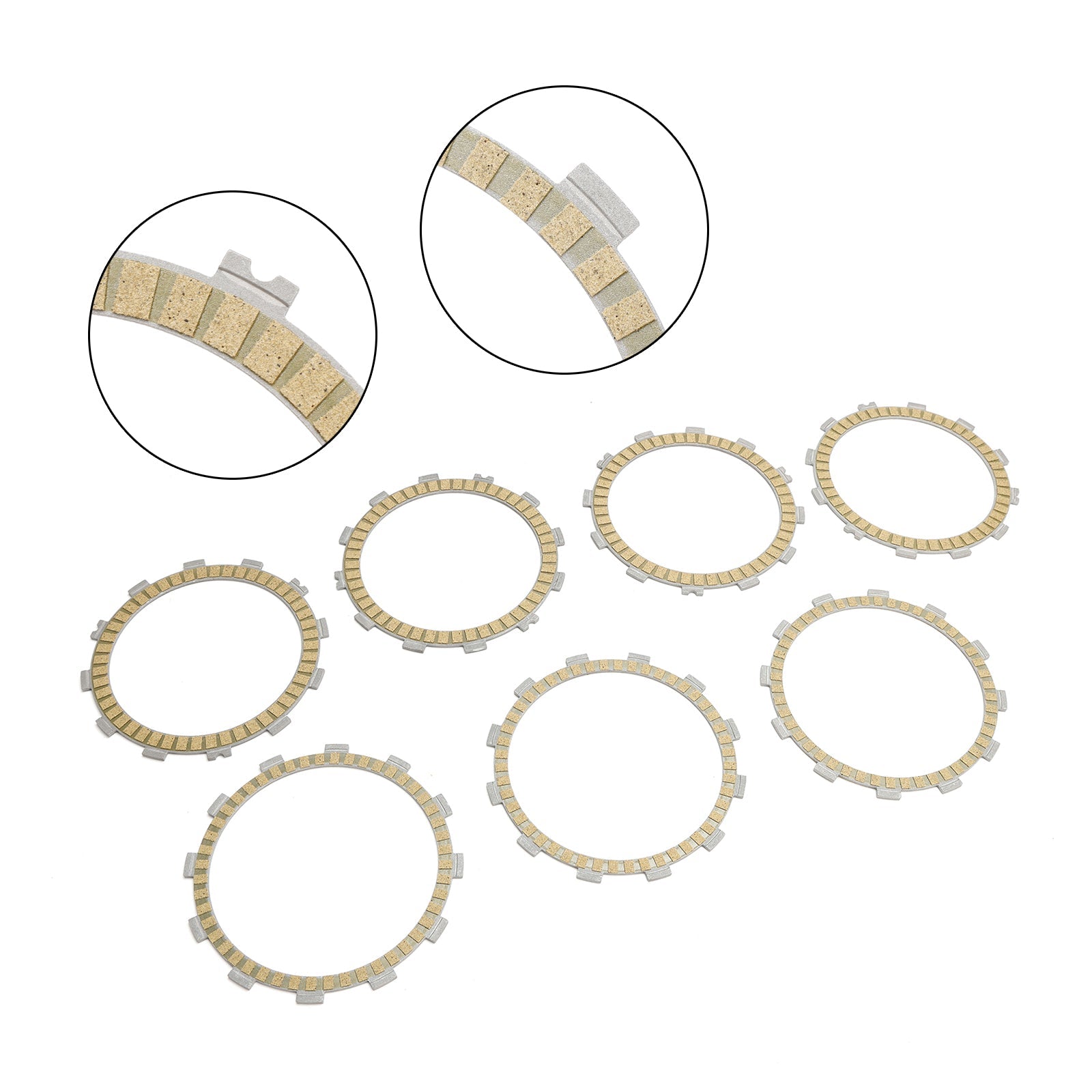 Clutch Friction Plate Kit fit for Kawasaki ER650 Z650 EX650 Ninja 650 2017-2024