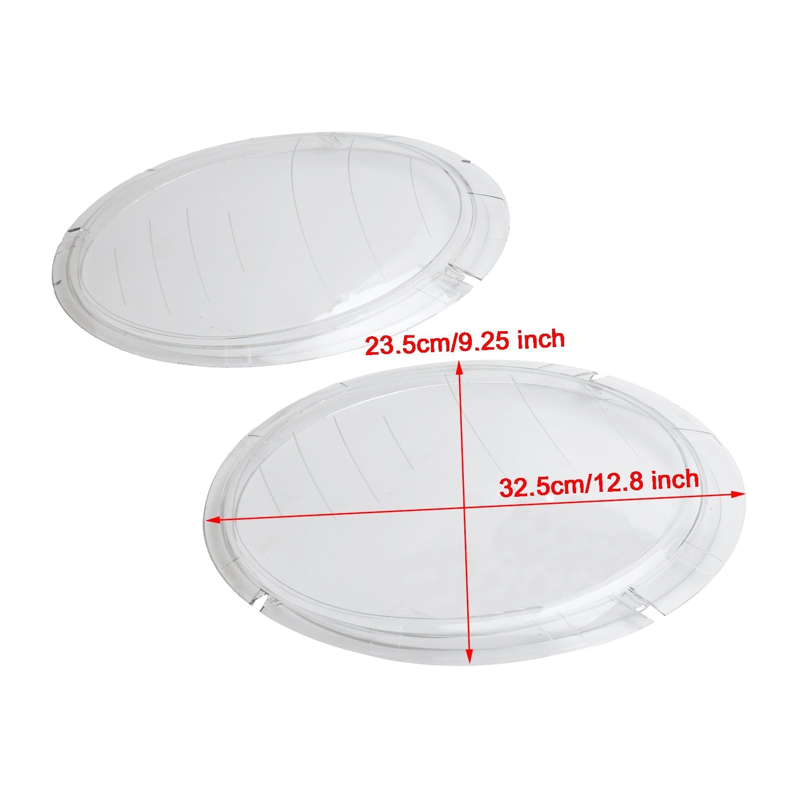 Mini Cooper R50 R53 Headlight Lens Plastic Cover Shell Left +Right 63126911701 02