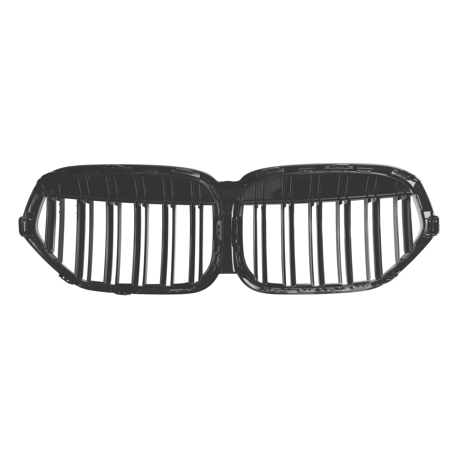 BMW X1 F48 F49 Dual Slat 2019-2021 Gloss Black Front Kidney Grille Grill