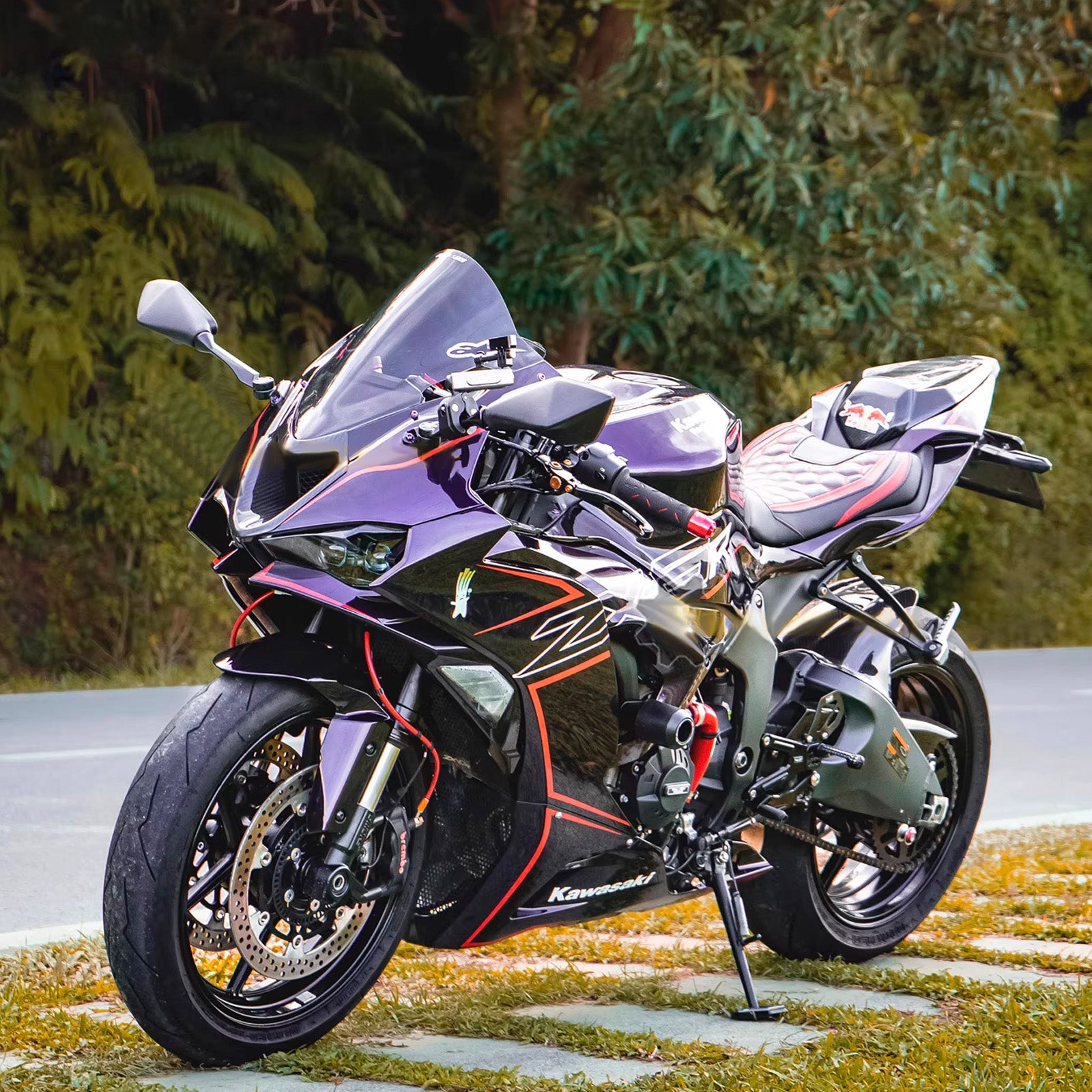 Injection Fairing Kit Bodywork Plastic ABS fit For Kawasaki ZX-6R 2024-2025