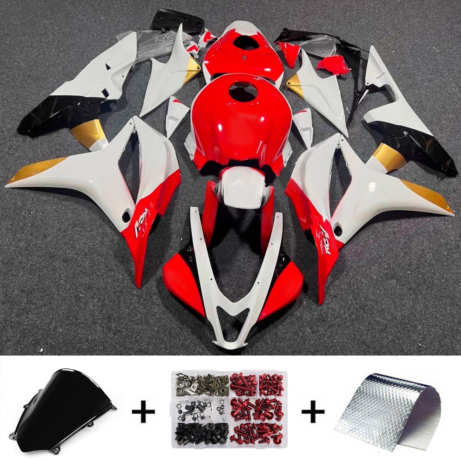 Injection Fairing Kit Bodywork Plastic ABS For Honda CBR600RR 2007-2008 F5