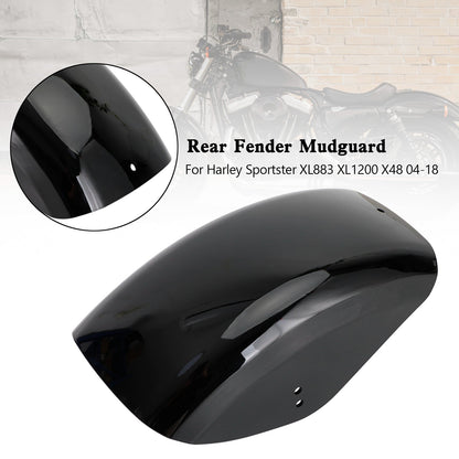 04-18 Sportster XL883 XL1200 X48 Forty-Eight ABS Rear Mudguard Fender For