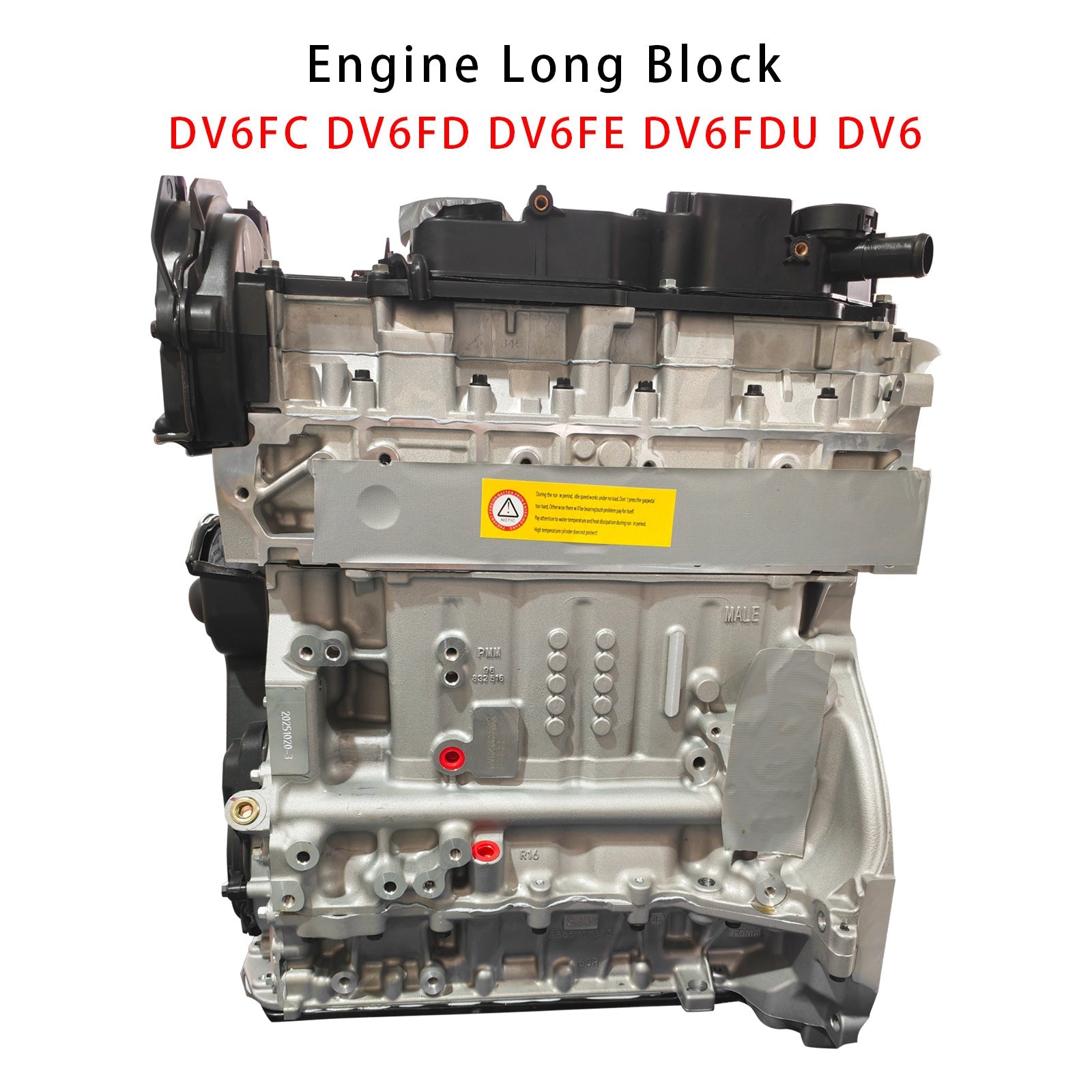 Engine Block DV6FC DV6FD DV6FE DV6FDU DV6 For Citroen Peugeot Vauxhall 1.6L 1612521380 1614411580