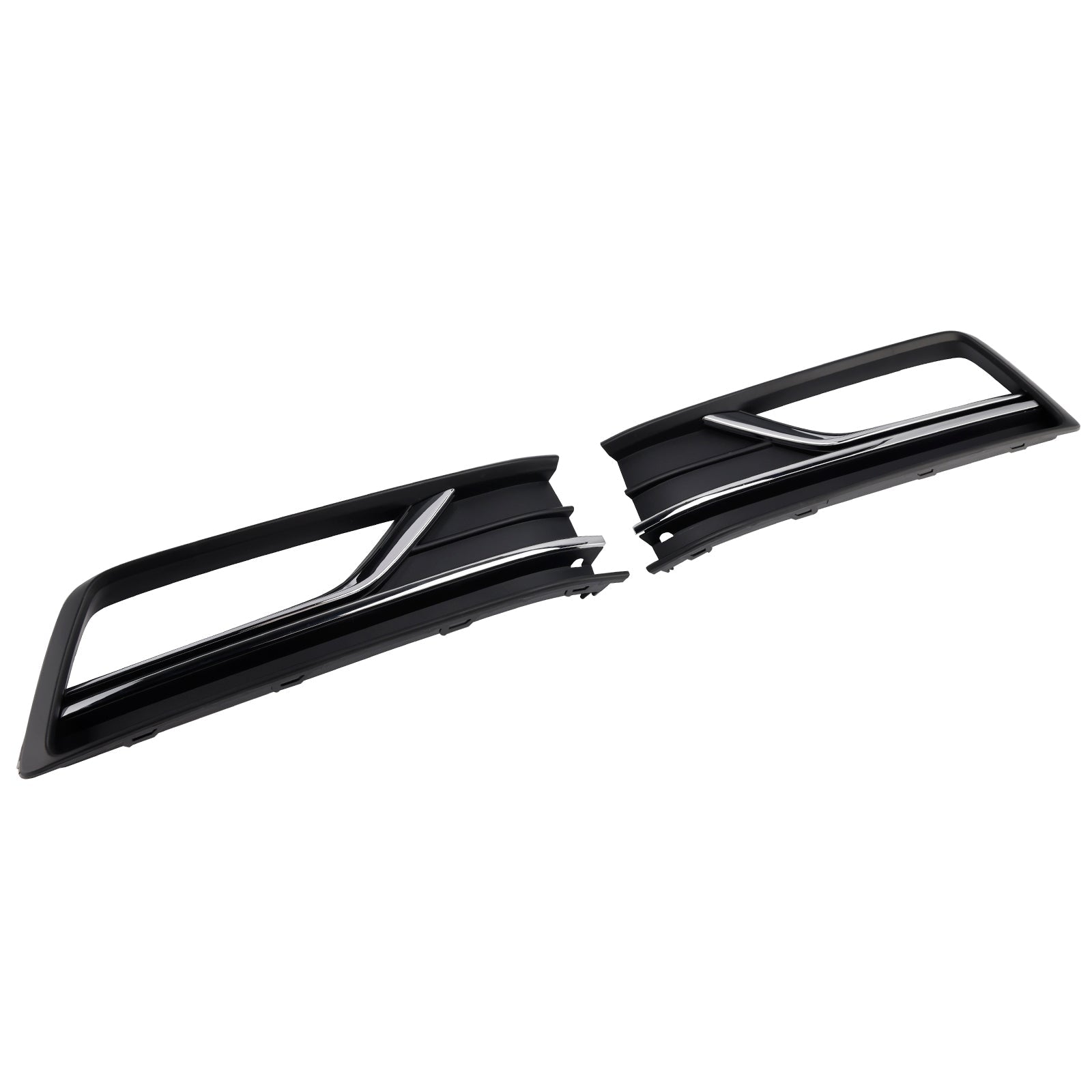 2PCS Fog Light Lamp Grille Cover Fit VW Passat B8 NMS (USA Car) 2016-2018