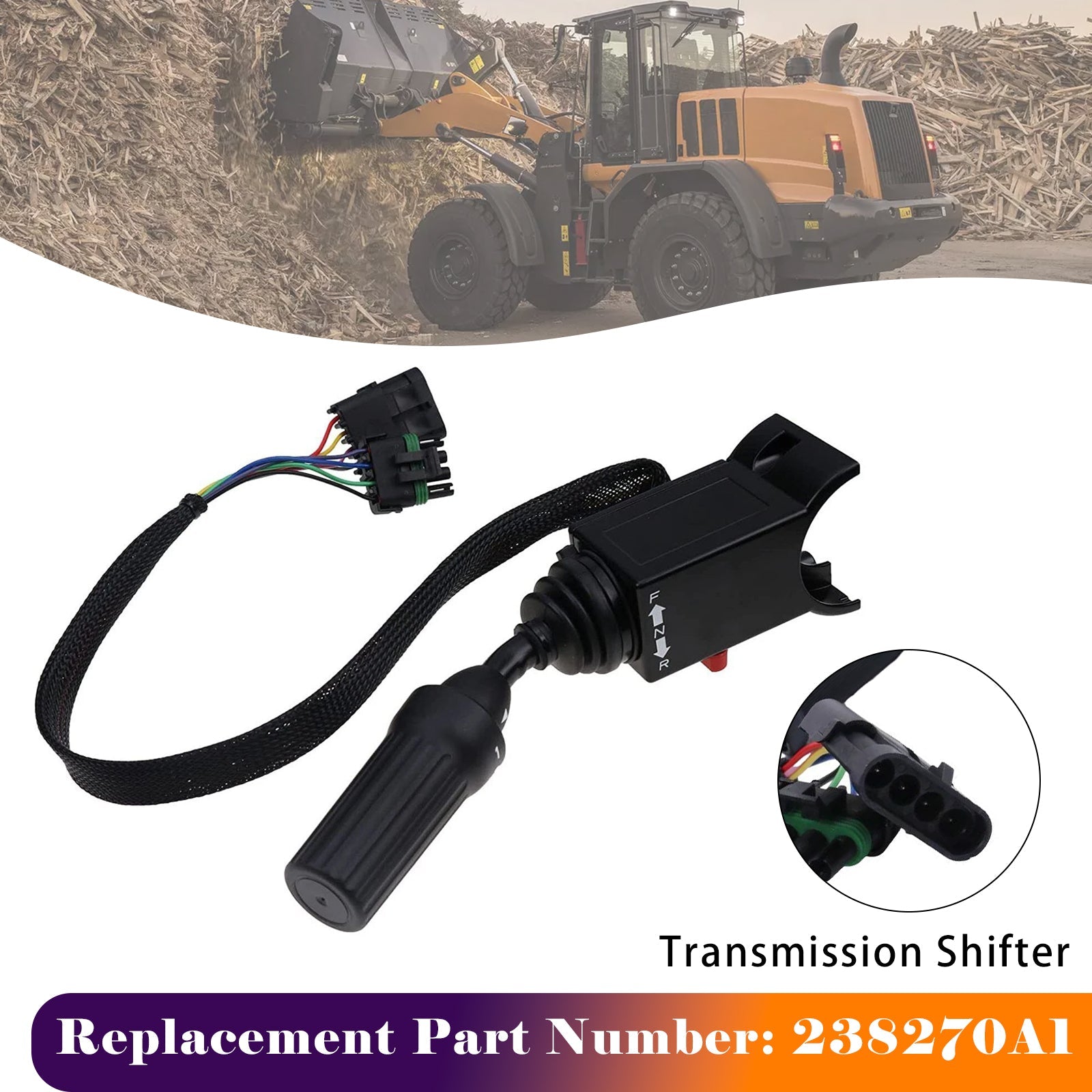 238270A1 Transmission Shifter For Case 621B 721B 821B 921B 621C 721C 821C 921C