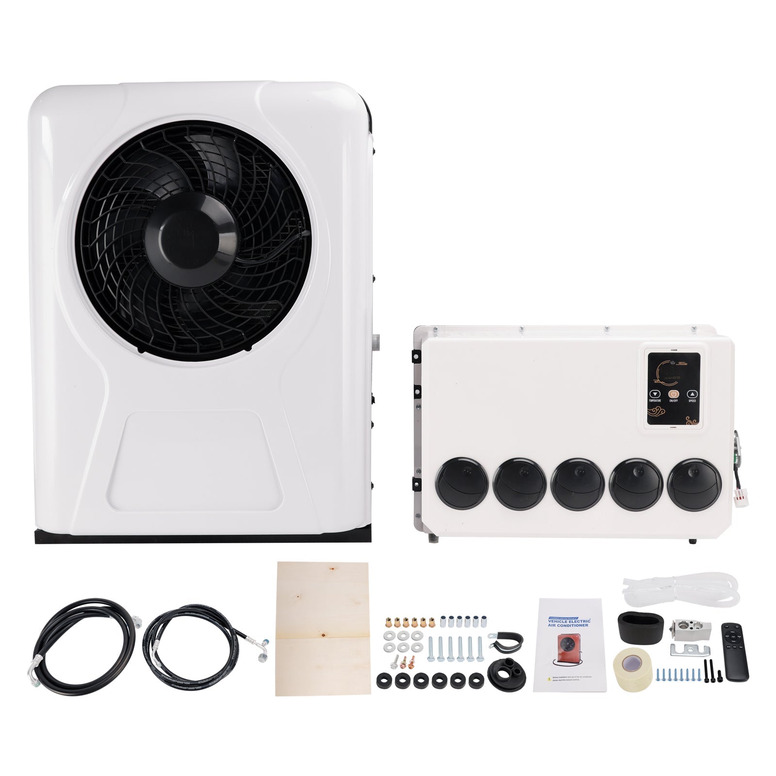 DC 24V RV Air Conditioner 13000btu Truck Split AC For Camping Trucks RVs Trailer