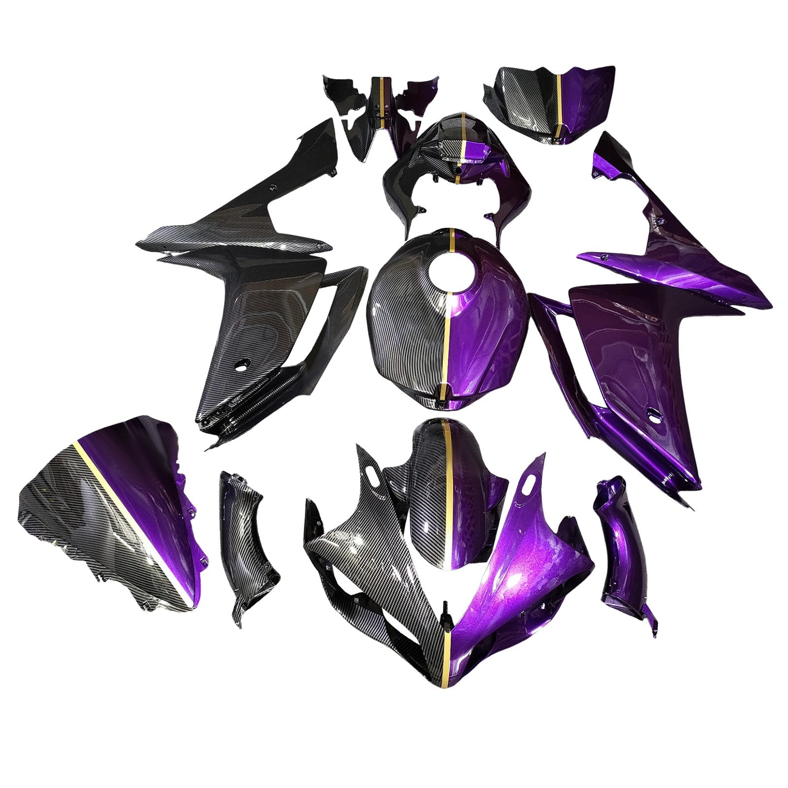 Injection Fairing Kit Bodywork Plastic ABS For Yamaha YZFR1 YZF-R1 2007-2008
