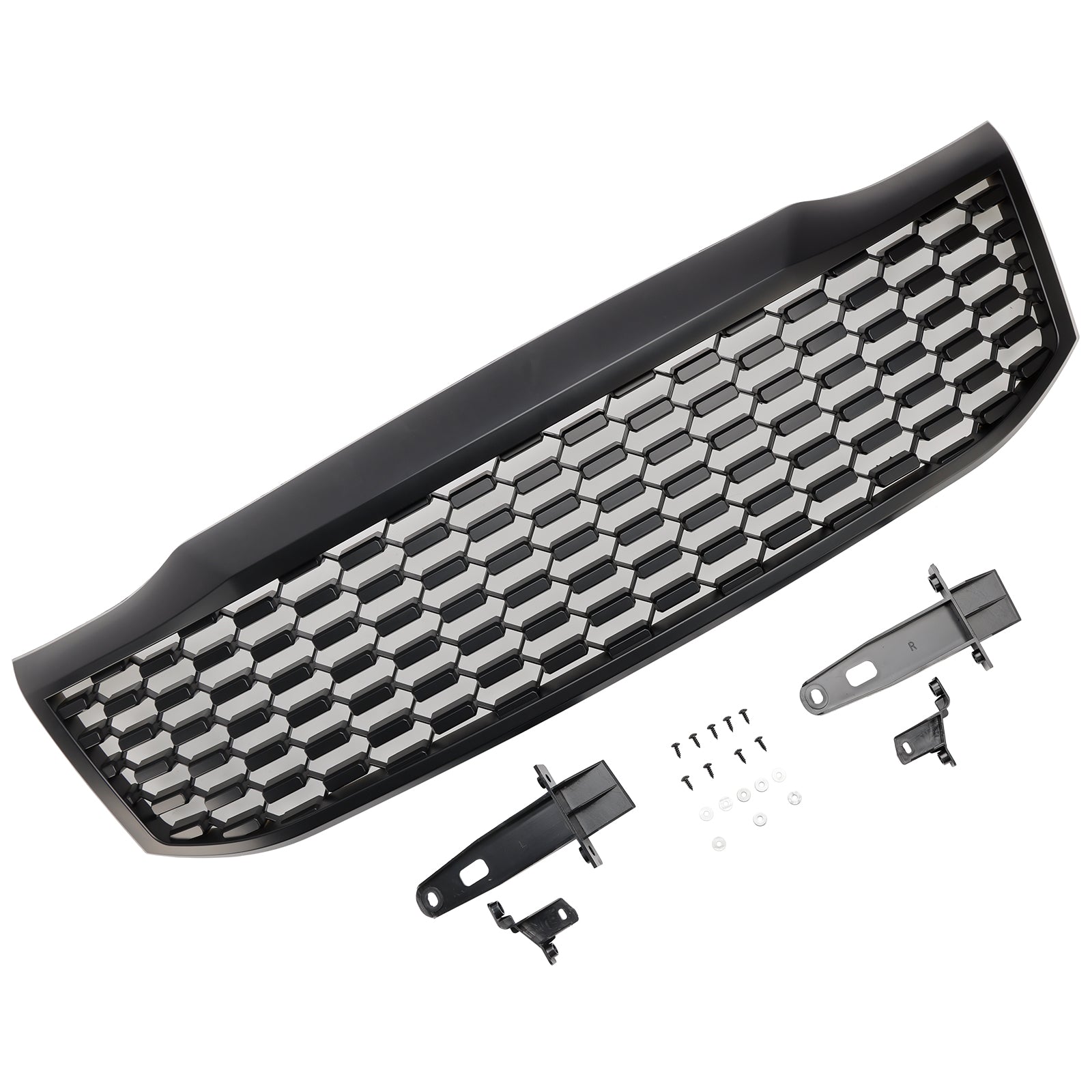2012-2014 Toyota Hilux Vigo MK7 Matt Black Front Bumper Grill Grille
