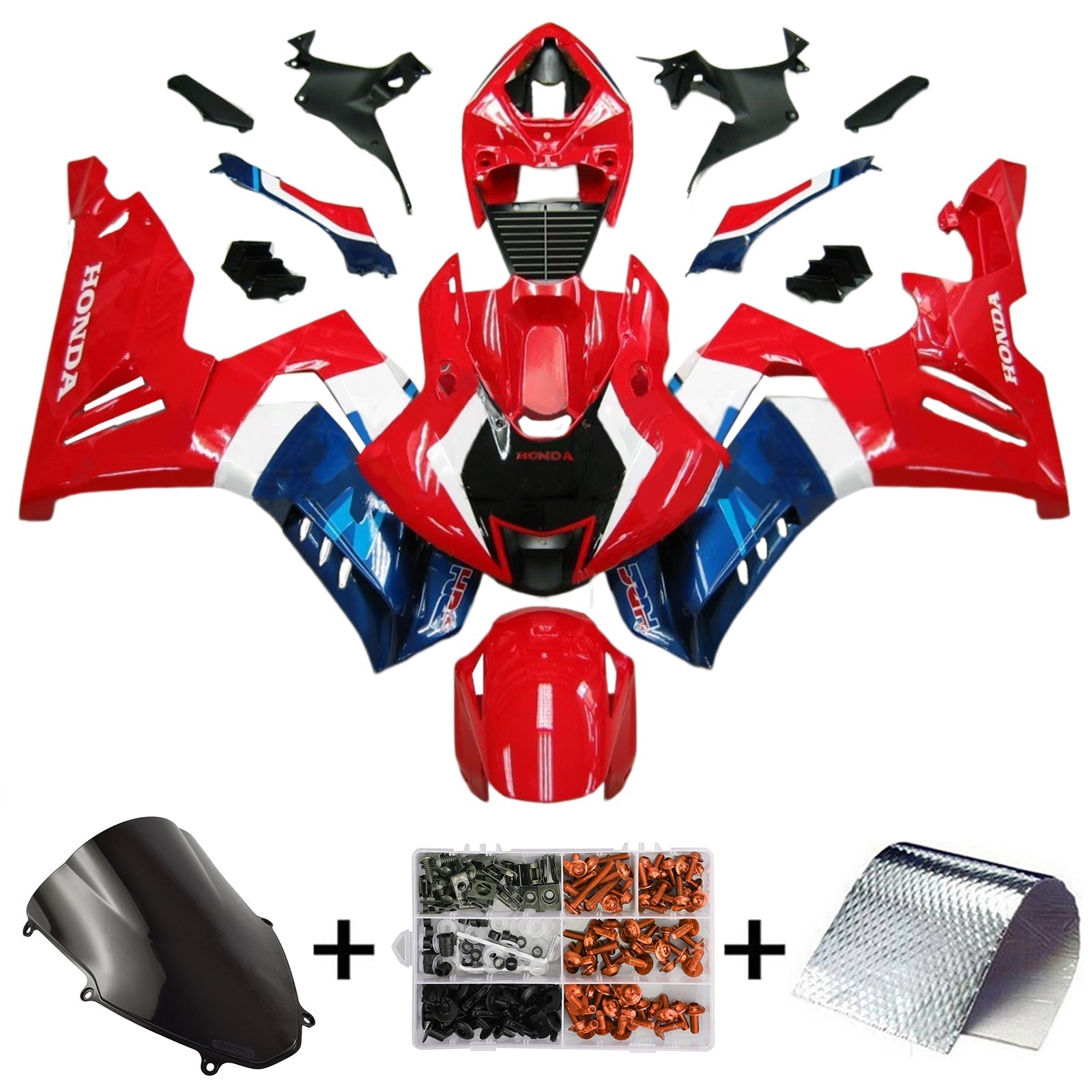 2020-2025 Honda CBR1000RR-R Injection Fairing Kit Bodywork Plastic ABS #108
