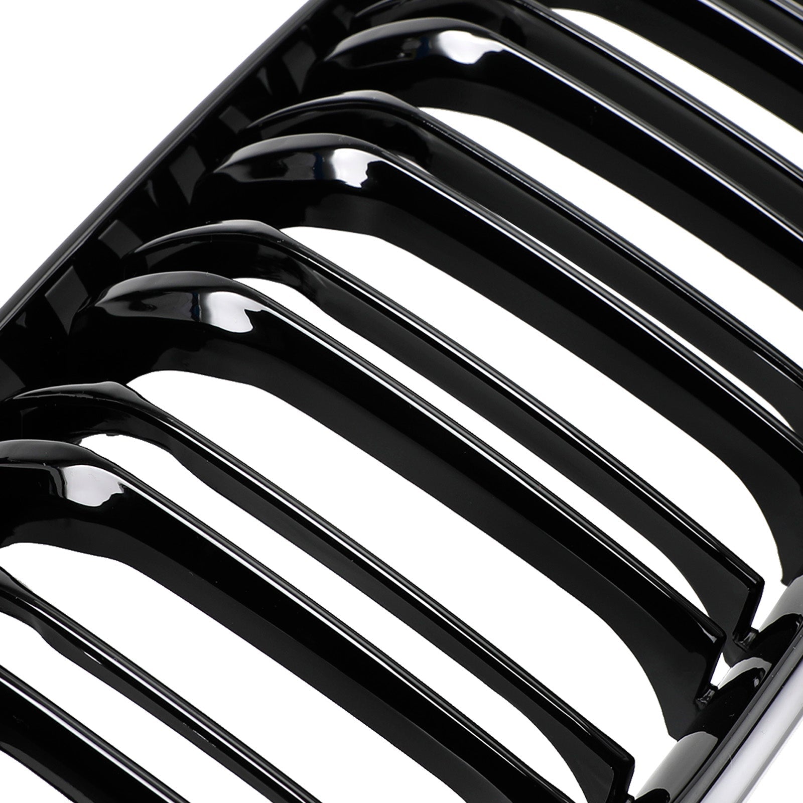 BMW 1 Series 2015-2017 F20 F21 Gloss Black Double Front Kidney Grill Grille