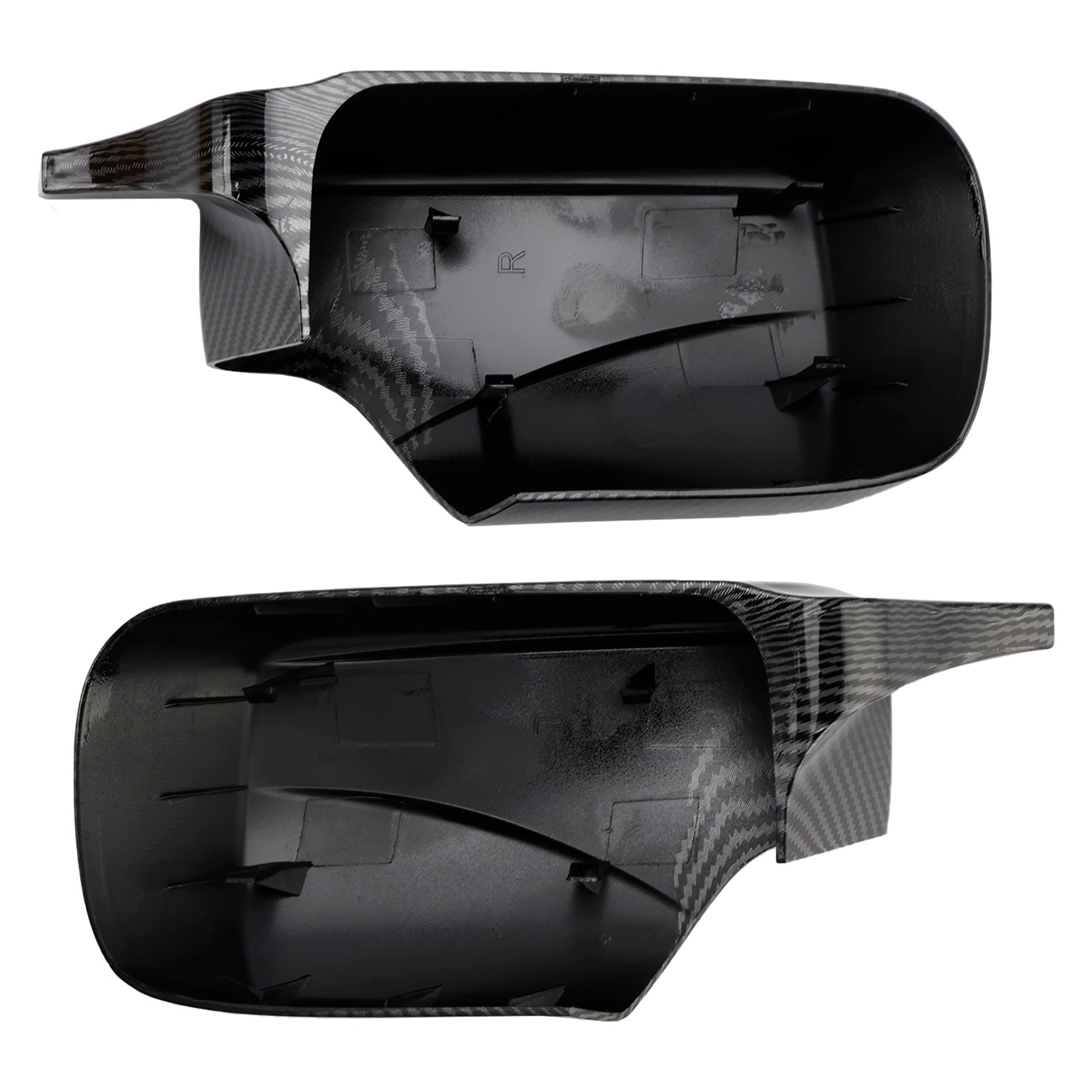 2PCS M Style Wing Car Side Mirror Cover Caps for BMW E46 Sedan E39 4DR 1998-2005