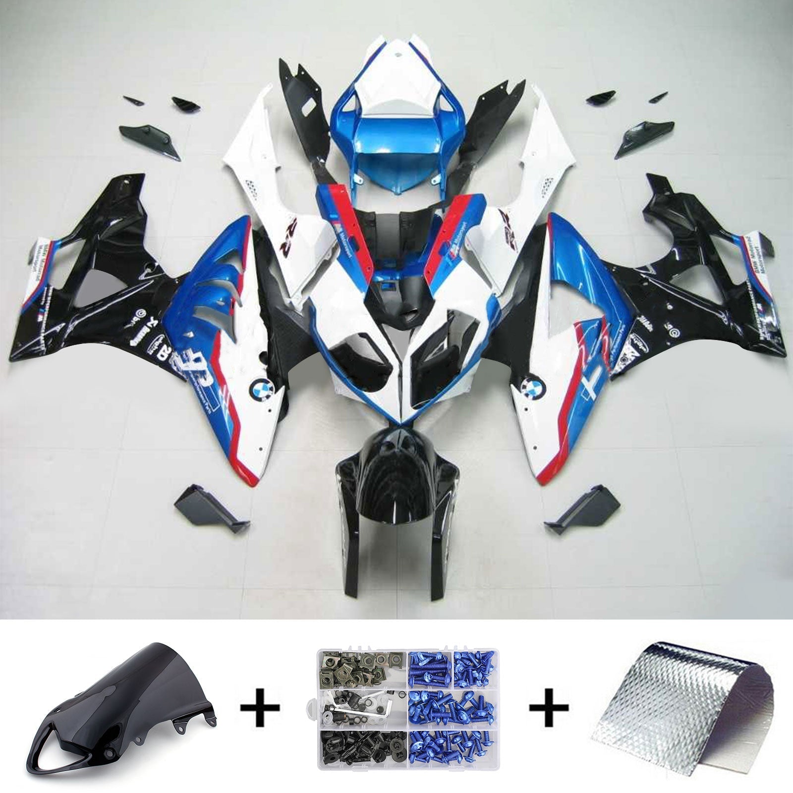 2009-2014 BMW S1000RR Fairing Kit Bodywork Plastic ABS Generic