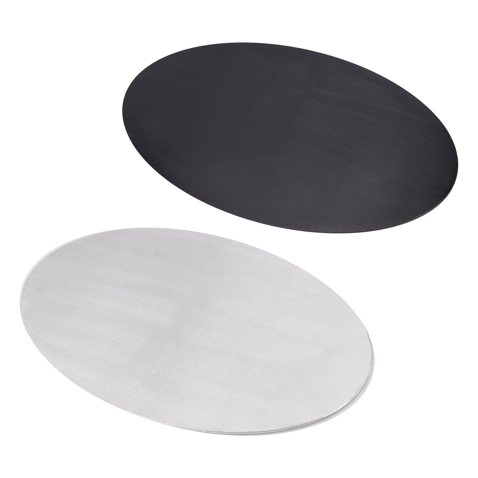 Oval Blank Aluminum Alloy License Plate DIY Universal fit for Motorcycle