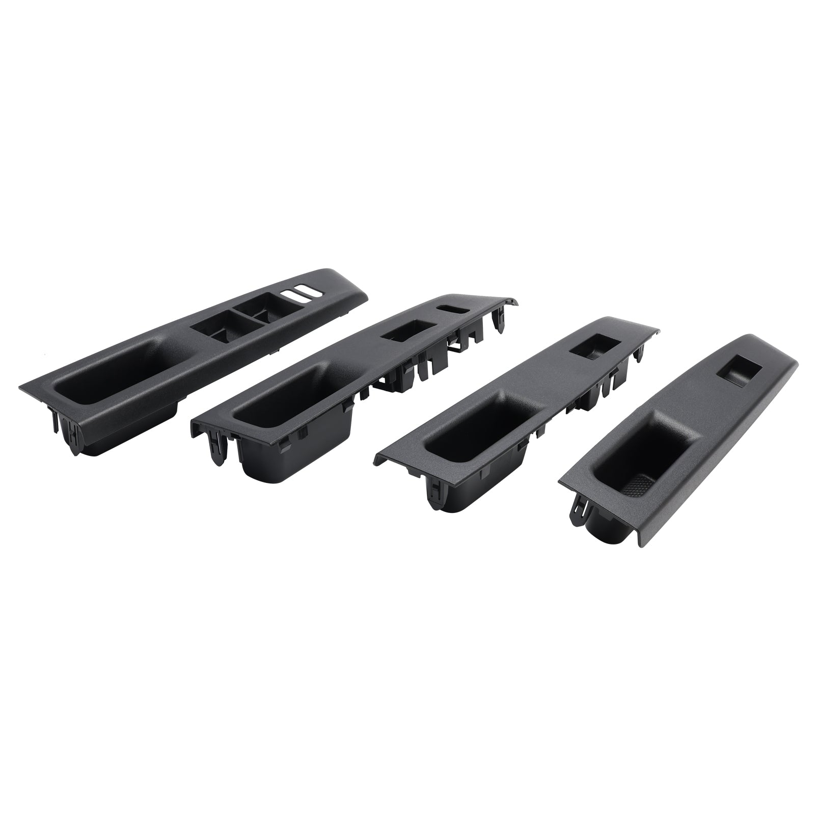 4pcs Window Switch Panel Bezel Trim For Toyota Yaris 2012-2014 74232-52550-C0 74231-52650-C0
