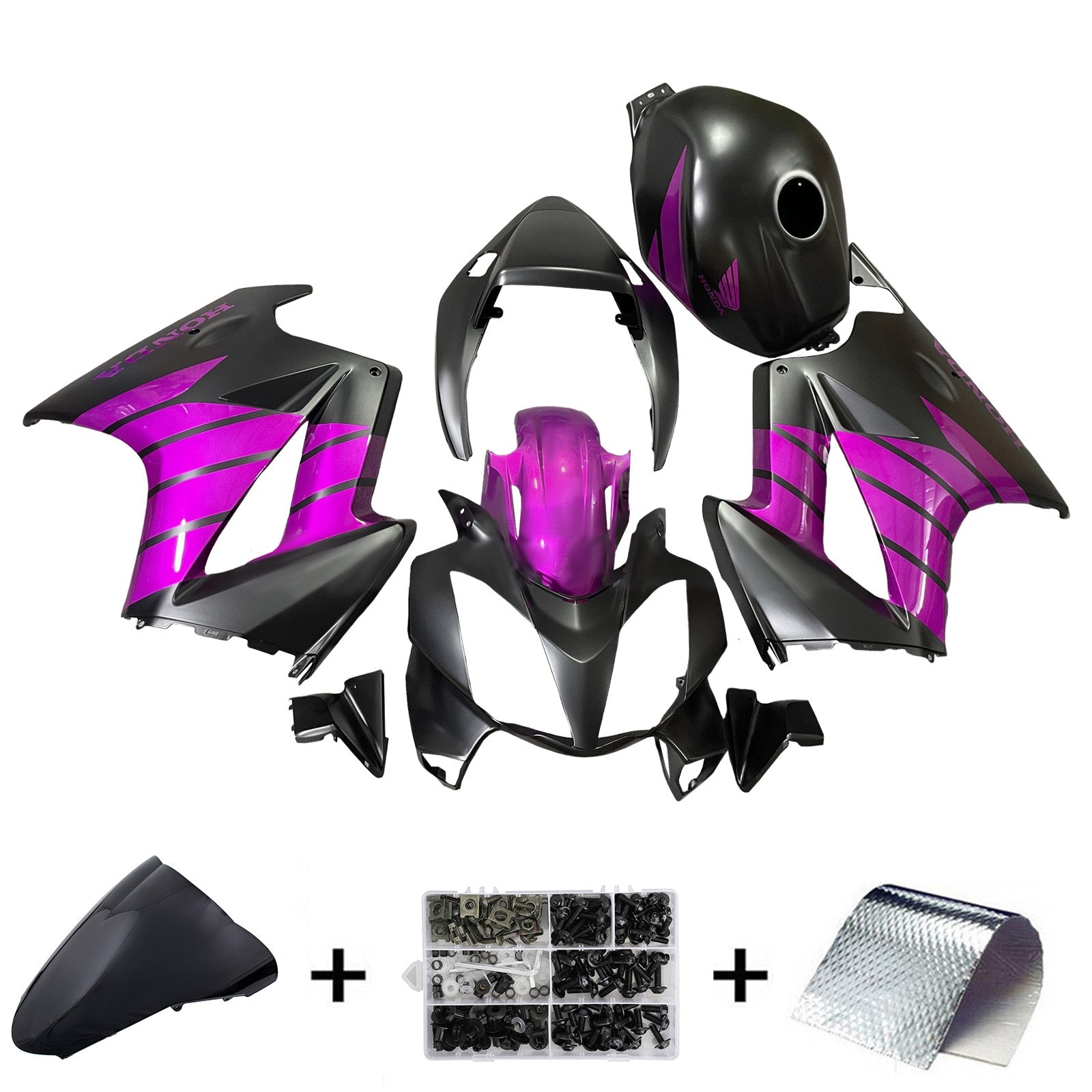 Injection ABS Plastic Bodywork Fairing Fit For Honda VFR800 2002-2012