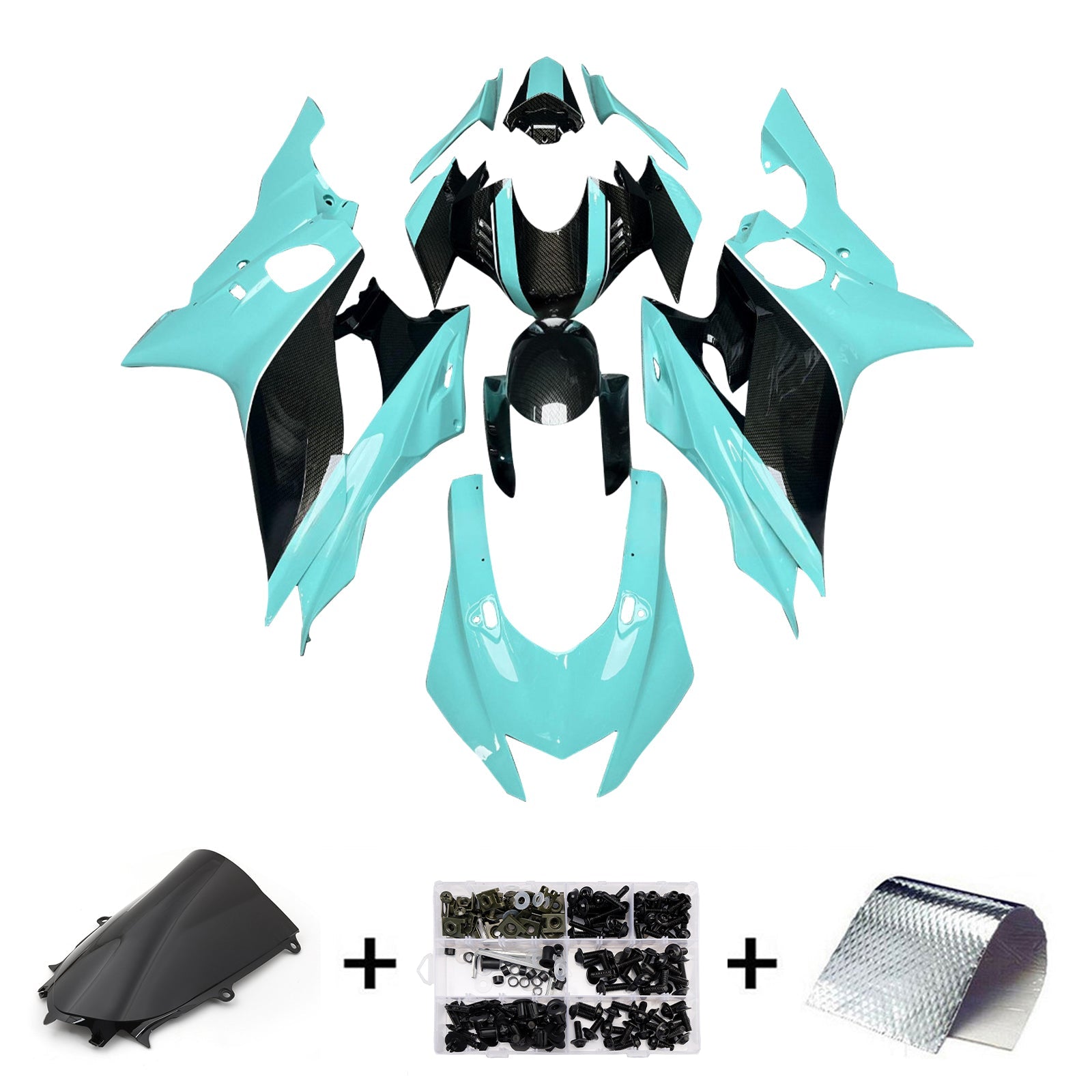 Injection Fairing Kit Bodywork Plastic ABS fit For Yamaha YZF-R6 2017-2023