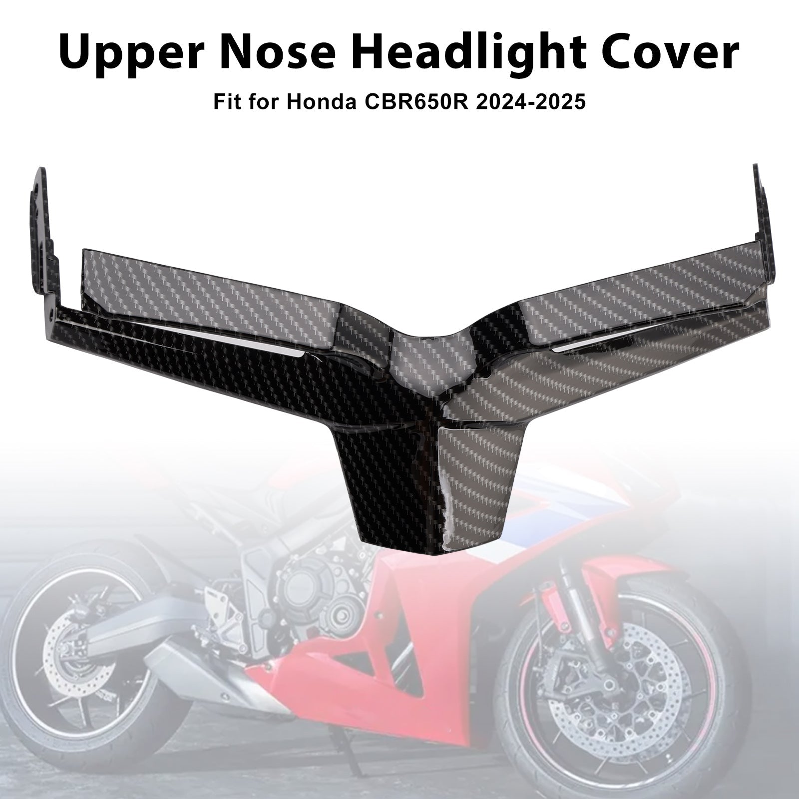 2024-2025 Honda CBR650R Front Upper Nose Headlight Cover Fairing
