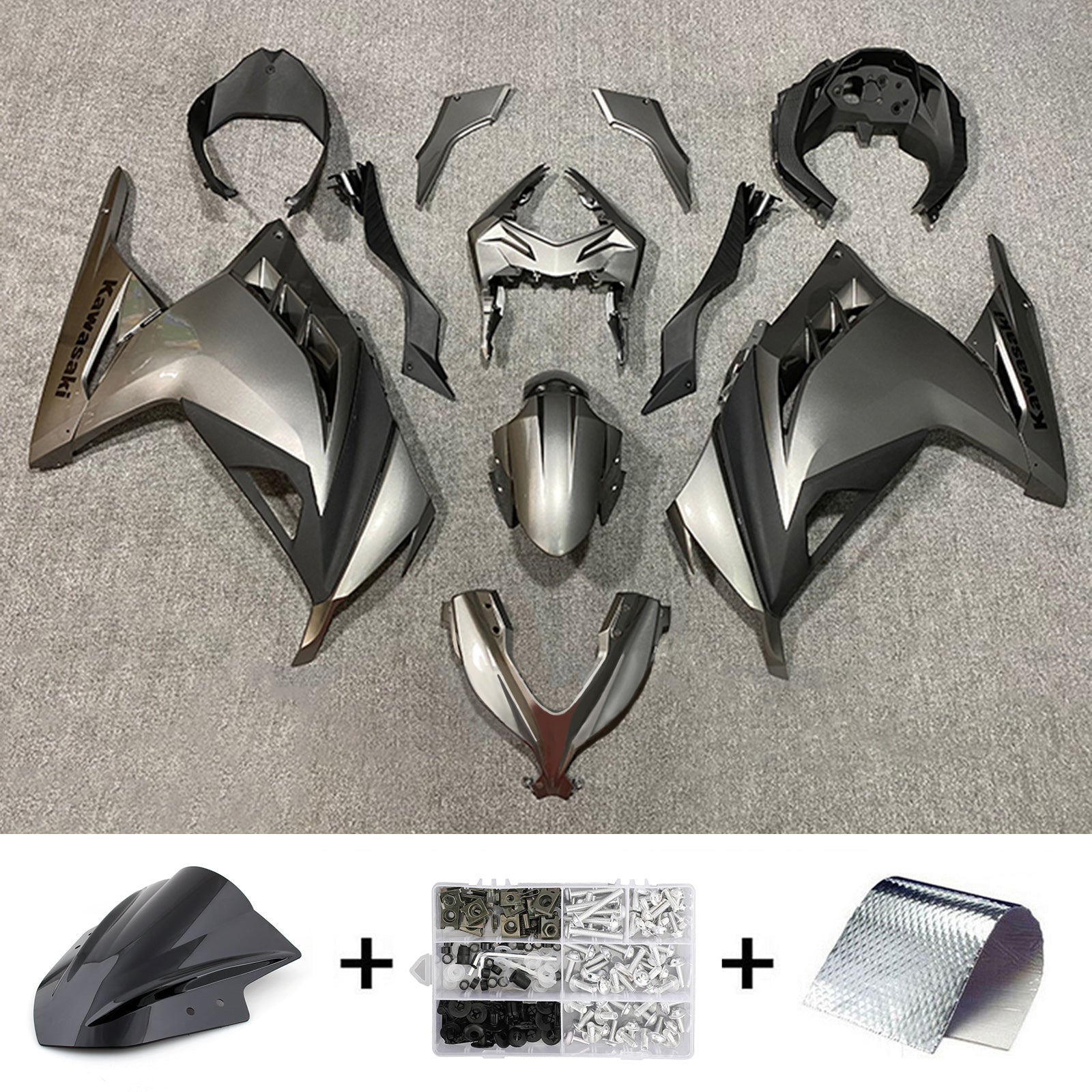 2013-2024 Kawasaki EX300/Ninja300 Injection Fairing Kit Bodywork Plastic ABS