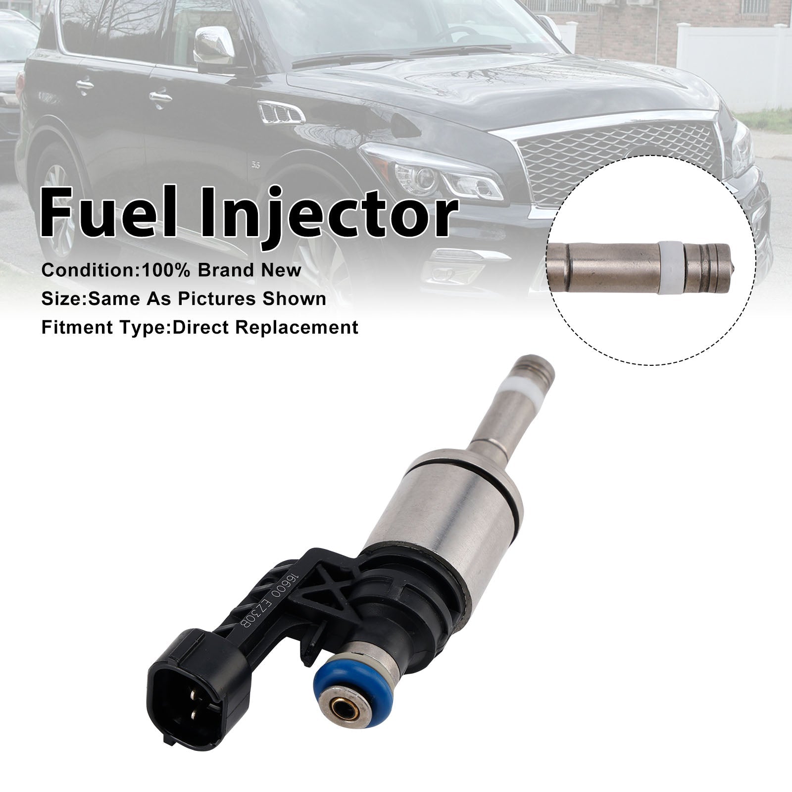 1Pcs Fuel Injector For Nissan Titan XD NV2500 NV3500 Armada 16-21 16600-EZ30B