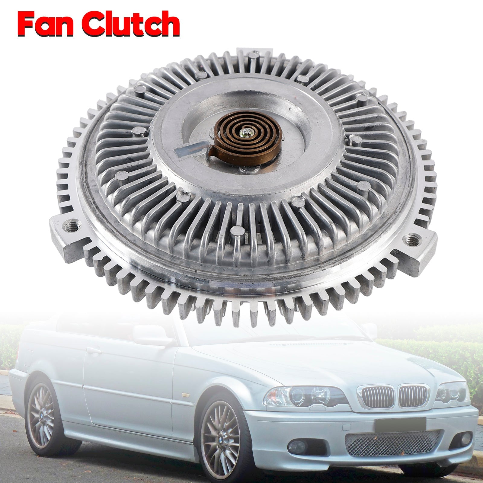 1995-2000 BMW 523i E39 I6 2.5L Petrol Radiator Cooling Fan Clutch 11521719269 11521719046