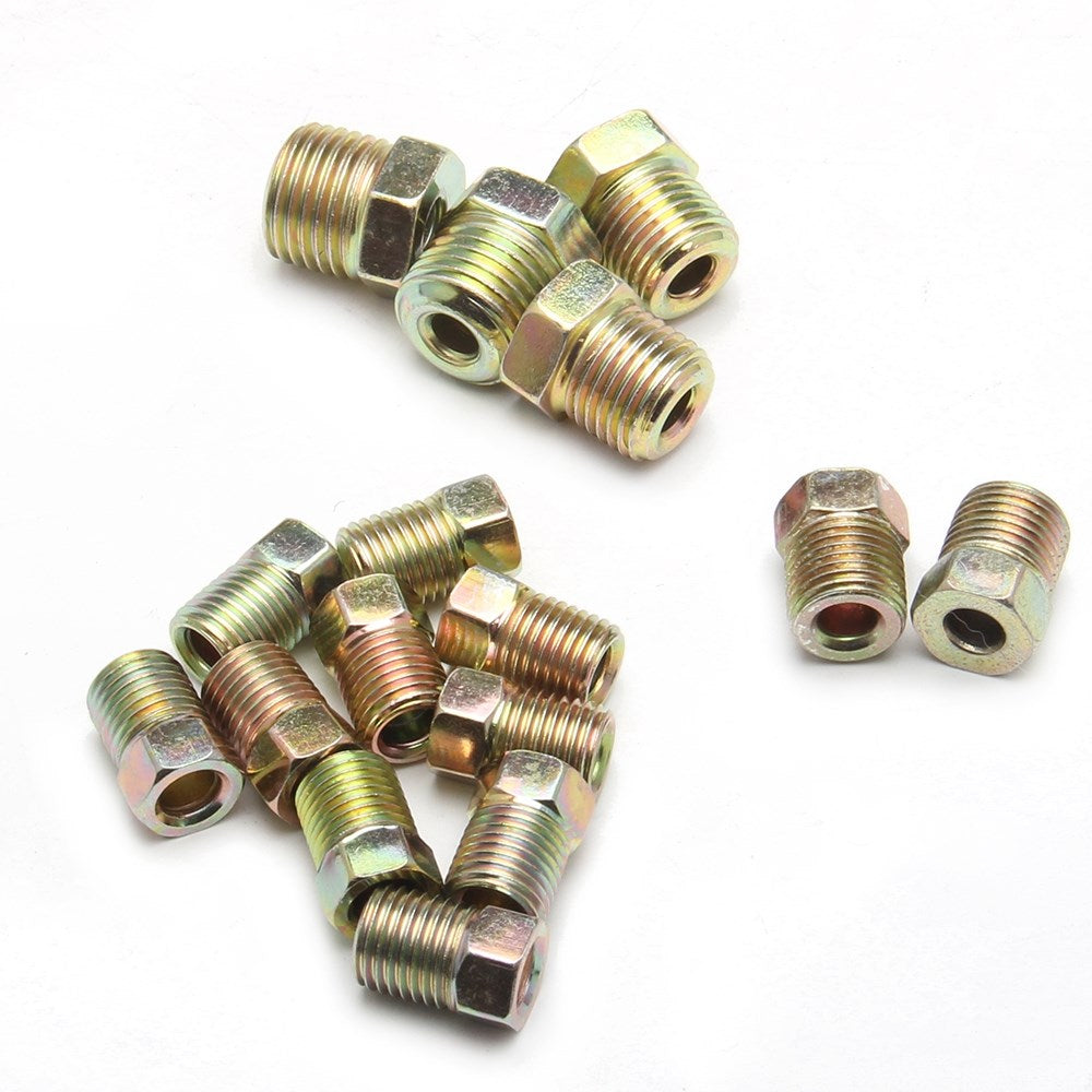 Copper Brake Line Tubing Kit 3/16 OD 25 Foot Coil Roll All Size Fittings