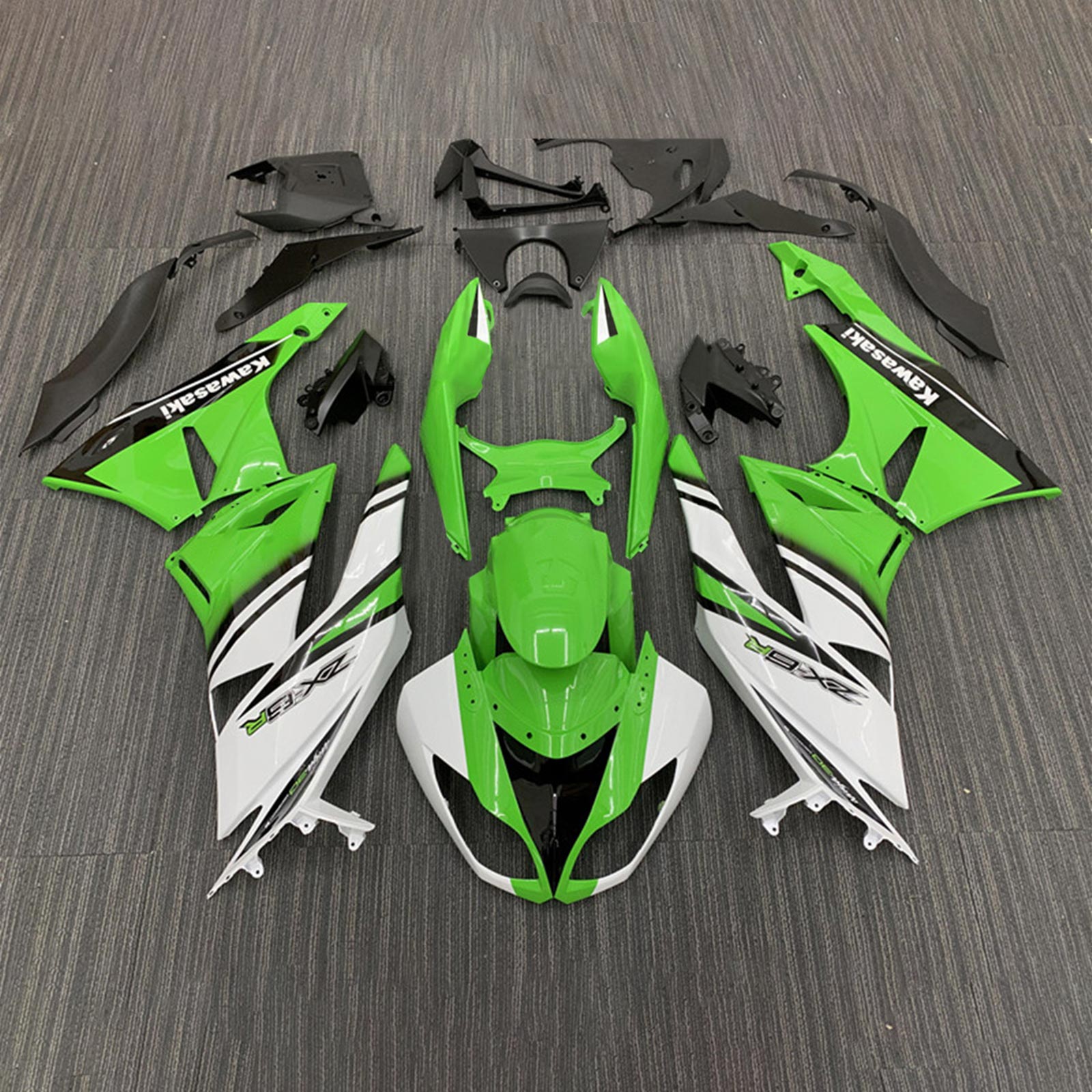 2009-2012 Kawasaki ZX6R 636 Fairing Kit Bodywork Plastic ABS