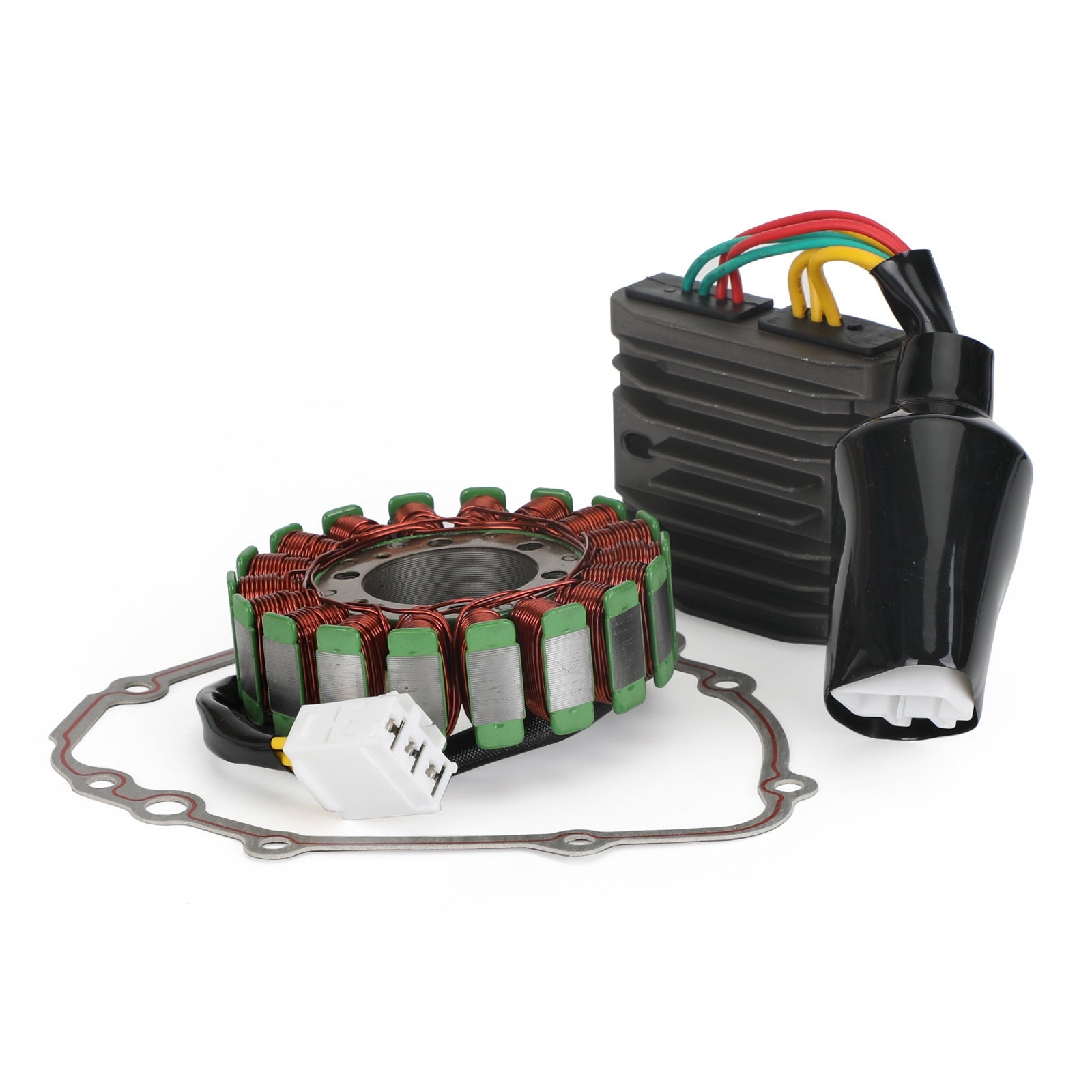 2005-2006 Honda CBR600RR CBR600 RR5/RR6 (Radial Caliper)Stator+Voltage Regulator Rectifier+Gasket 31120-MEE-003