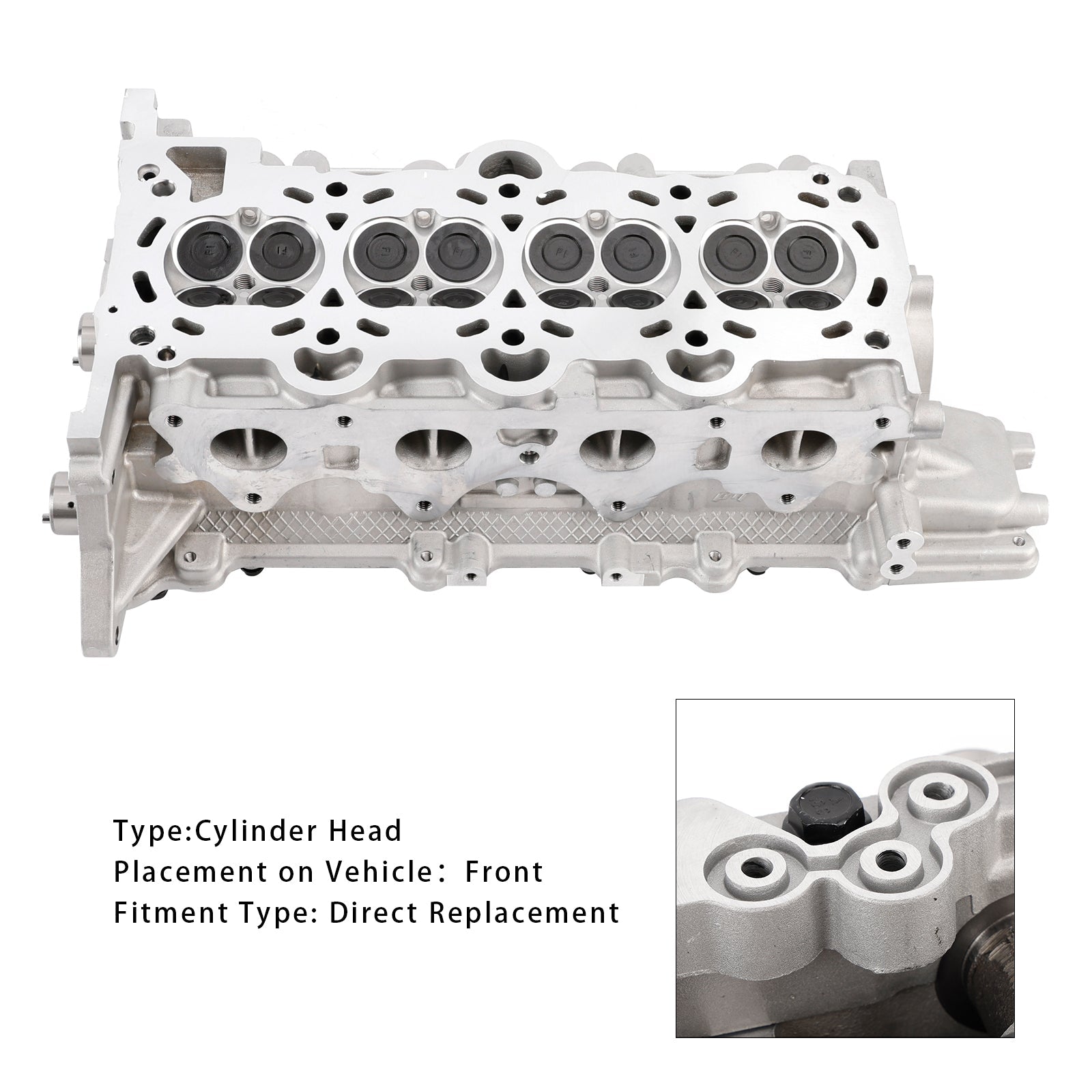 2021 Hyundai Kona Limited, Night, Ultimate 1.6L L4 - Gas Engine Cylinder Head Assembly G4FD 221002B725