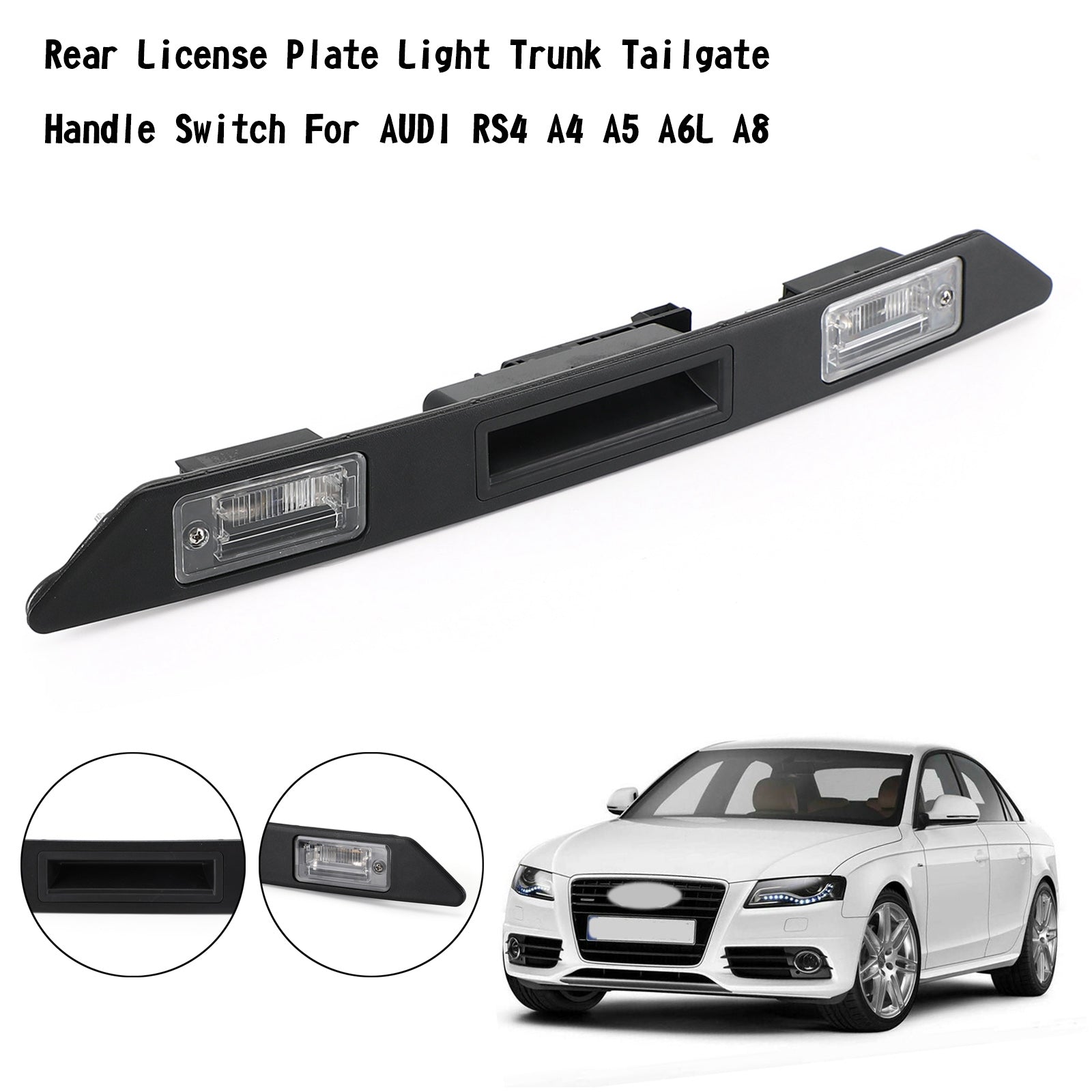 2007-2015 Audi Q7 Rear License Plate Light Trunk Tailgate Handle Switch 8P48275743FZ