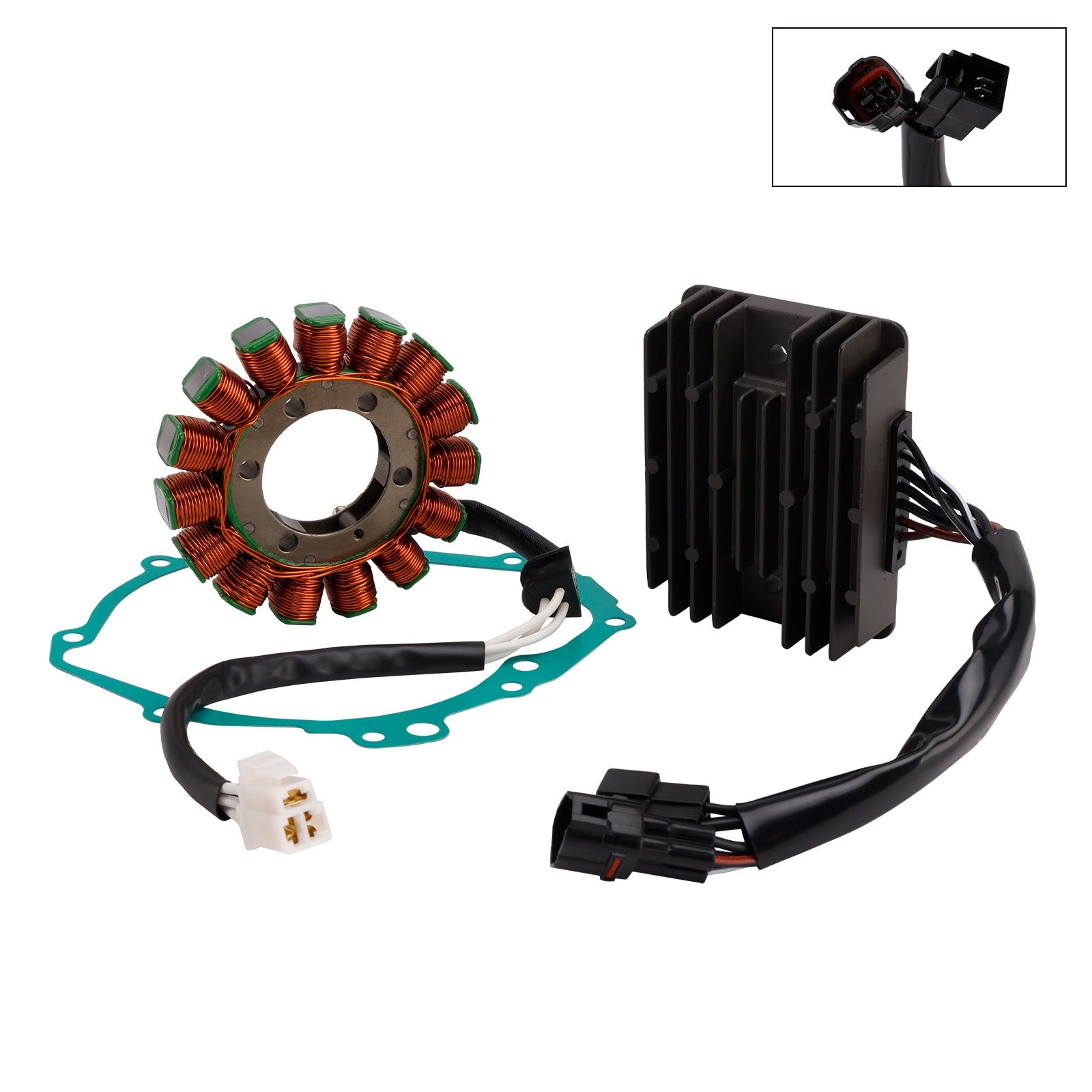 2009-2016 Suzuki GSX-R1000 GSXR1000 K9 Stator & Regulator Rectifier Gasket 31401-47H00 11483-47H00